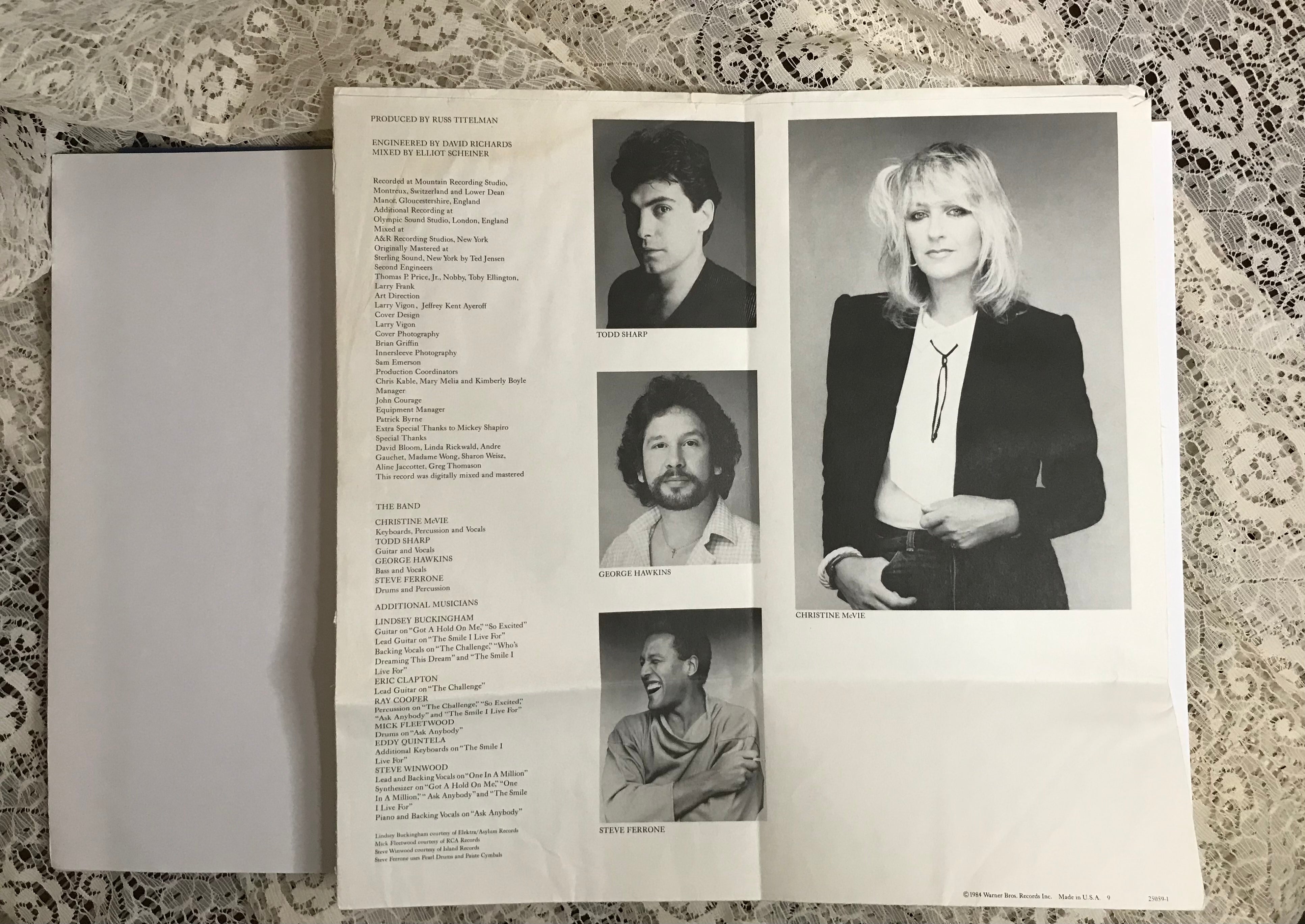 Christine McVie Album Cover Notebook