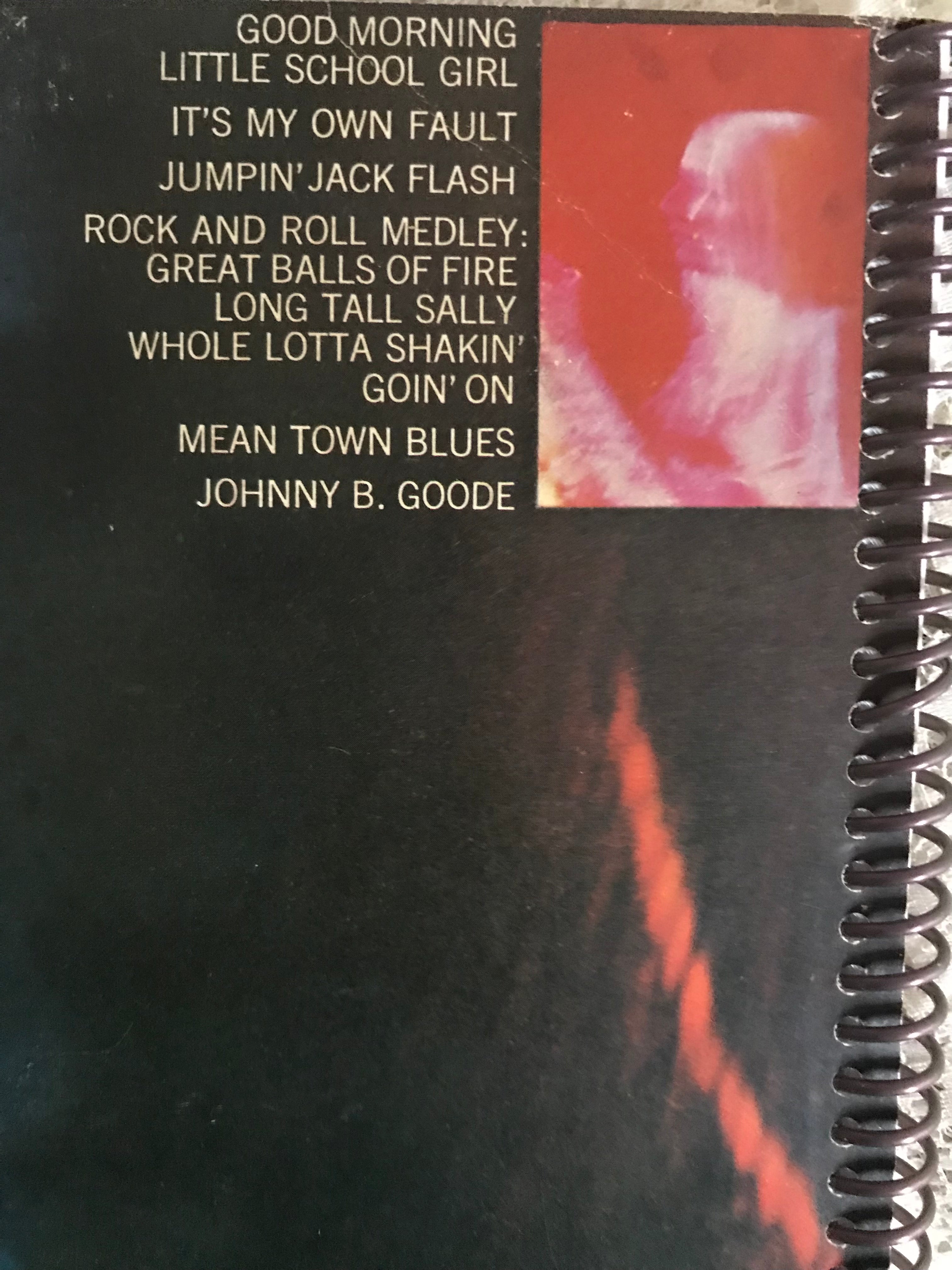 Johnny Winter And Live Album Cover Notebook