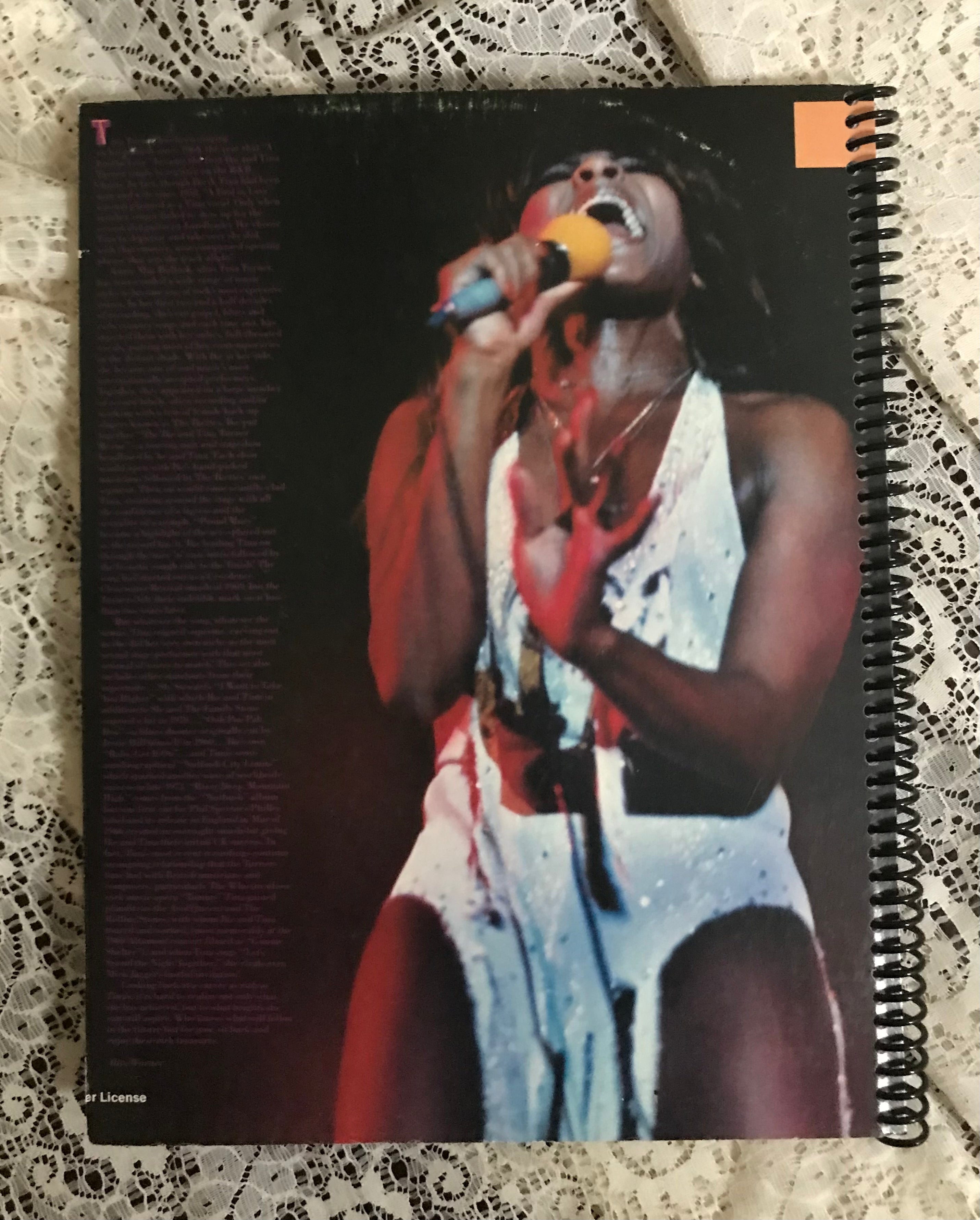 Tina Turner Album Cover Notebook