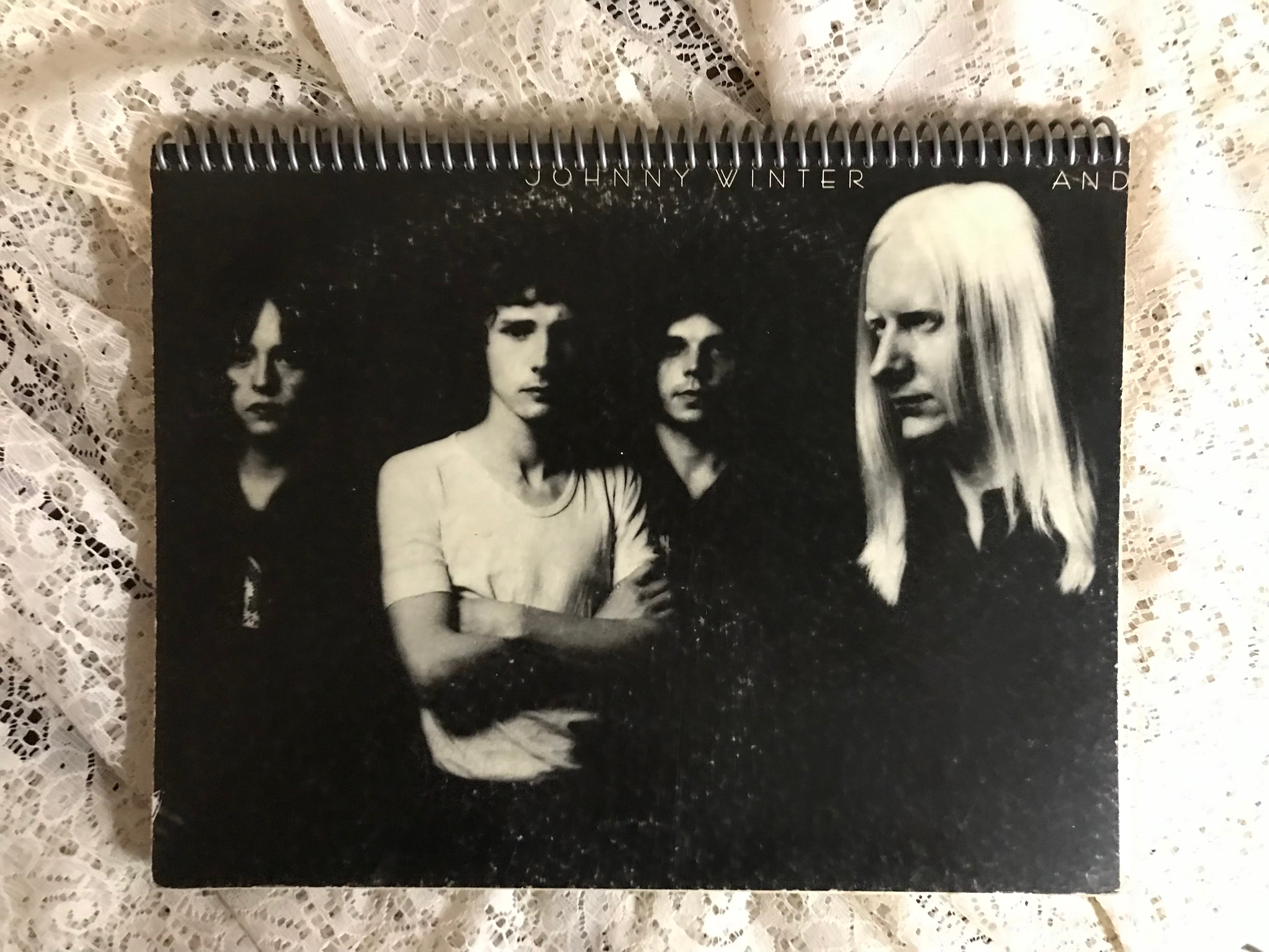 Johnny Winter And Album Cover Notebook