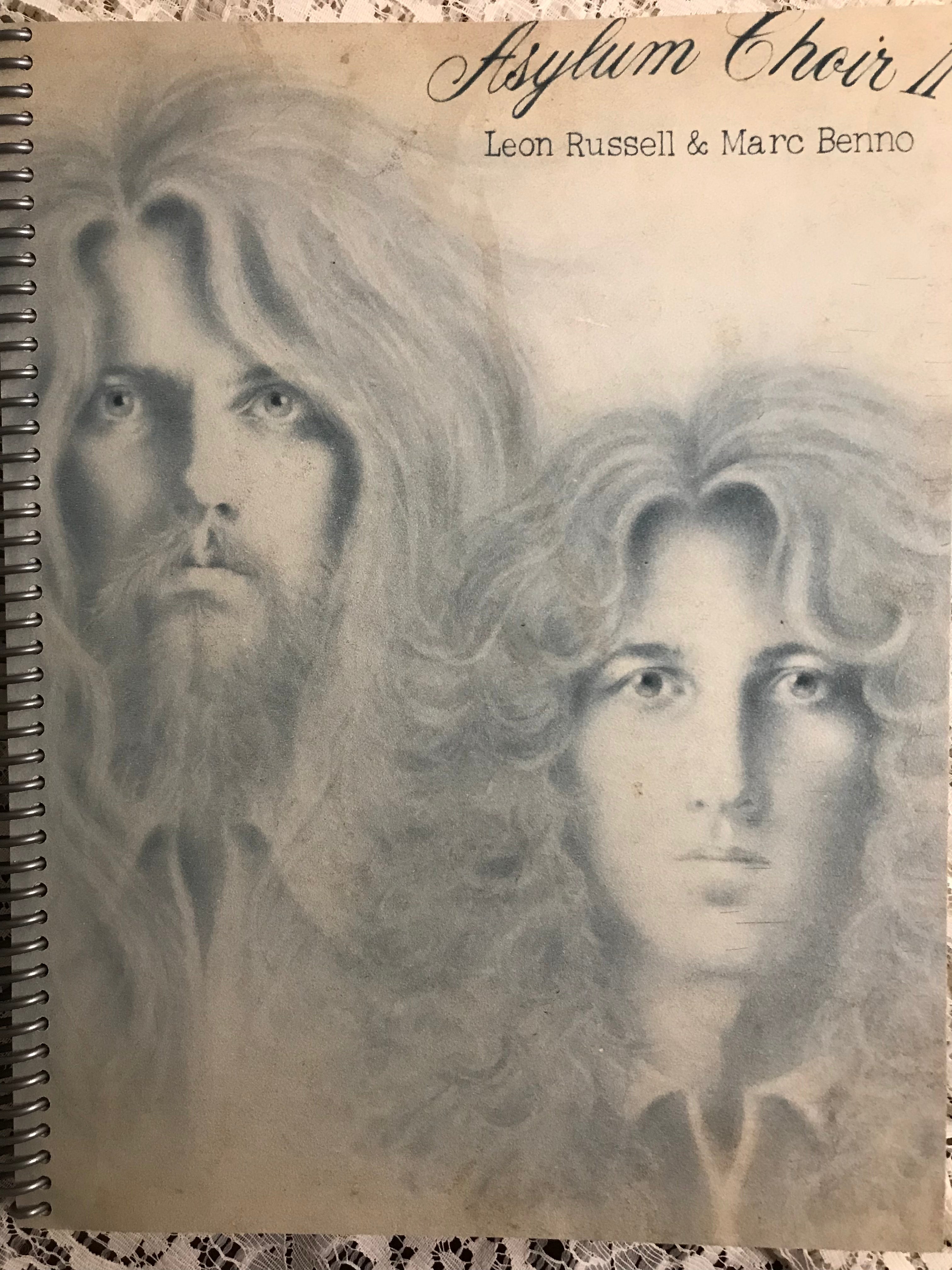 Leon Russell and Marc Benno Album Cover Notebook