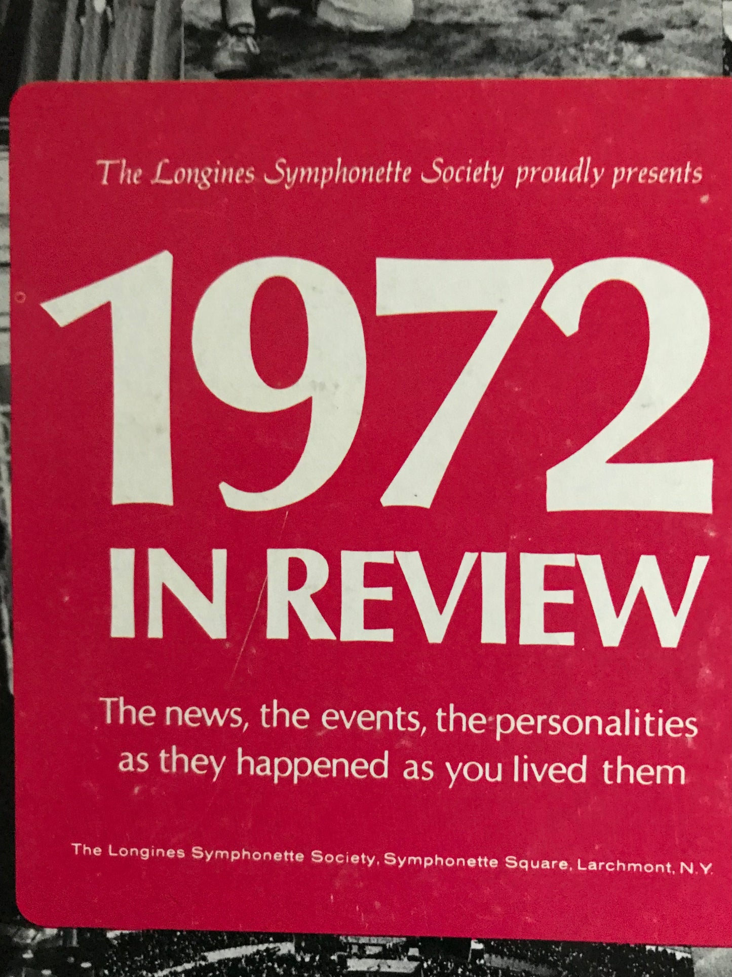 1972 In Review Album Cover Notebook