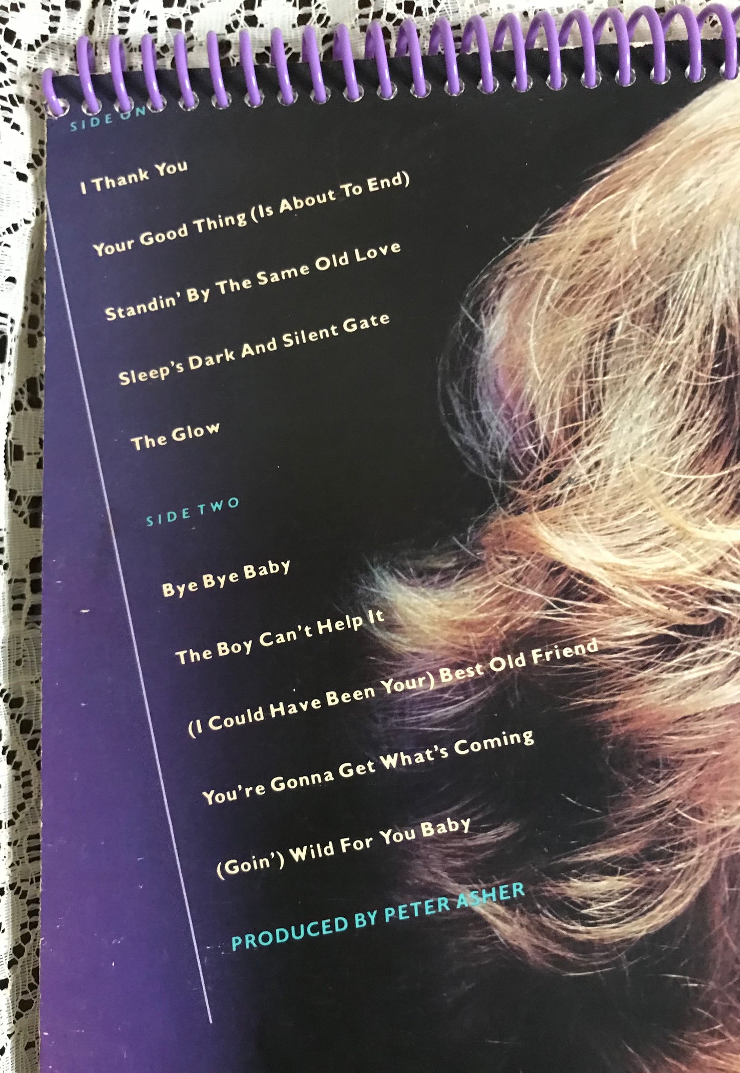 Bonnie Raitt Album Cover Notebook
