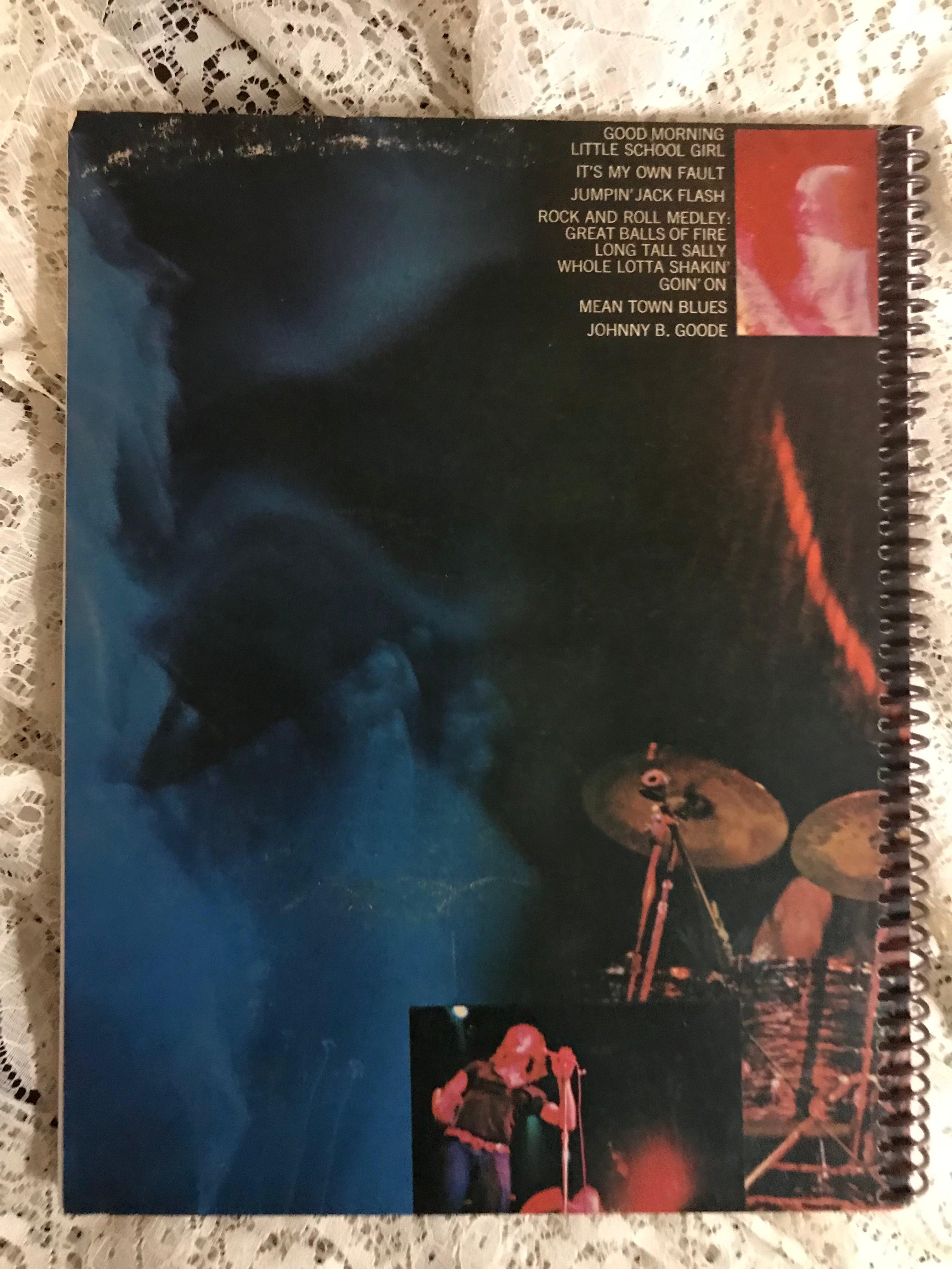 Johnny Winter And Live Album Cover Notebook