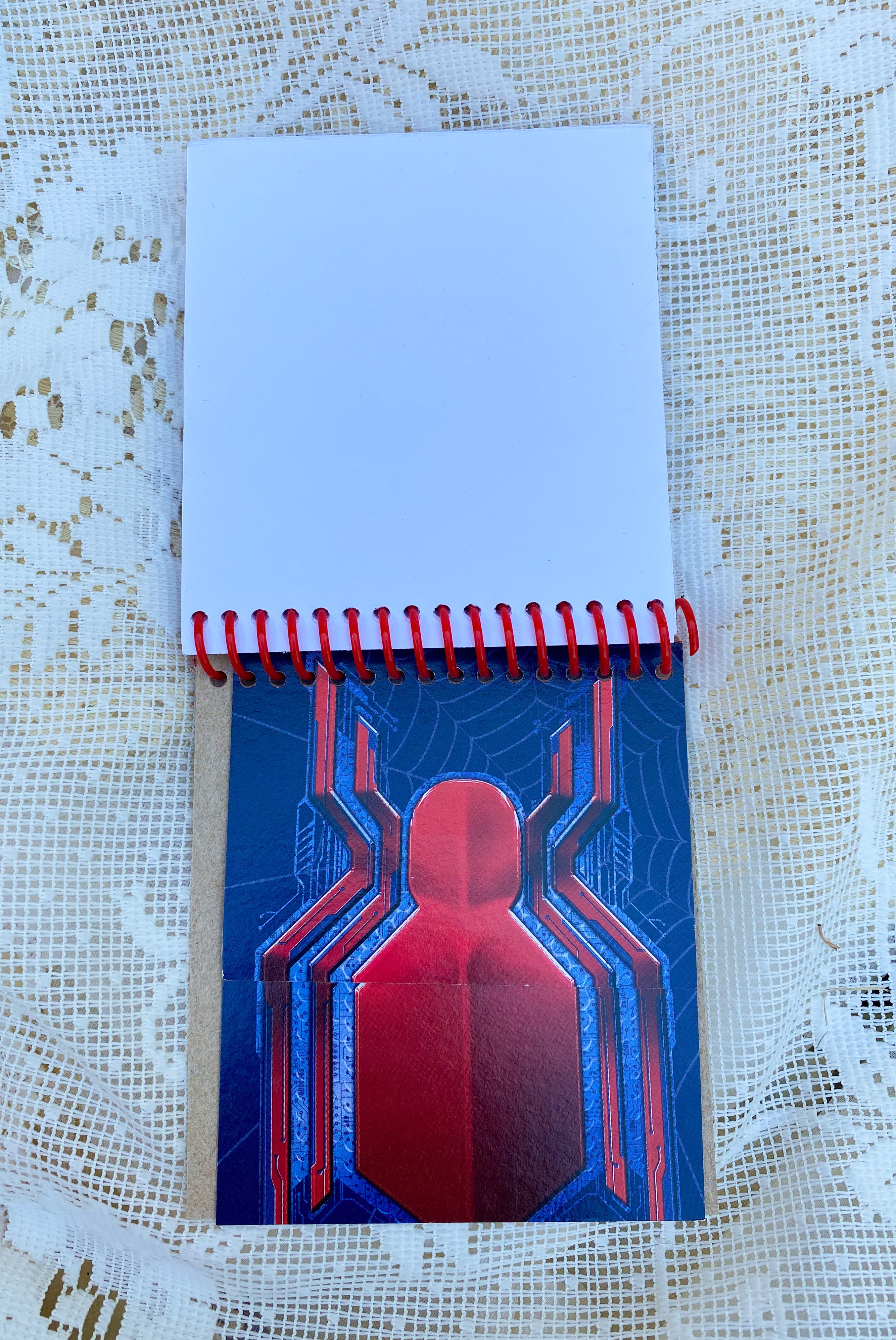 Spider Man - Marvel Comics Recycled Kleenex Box Notebook