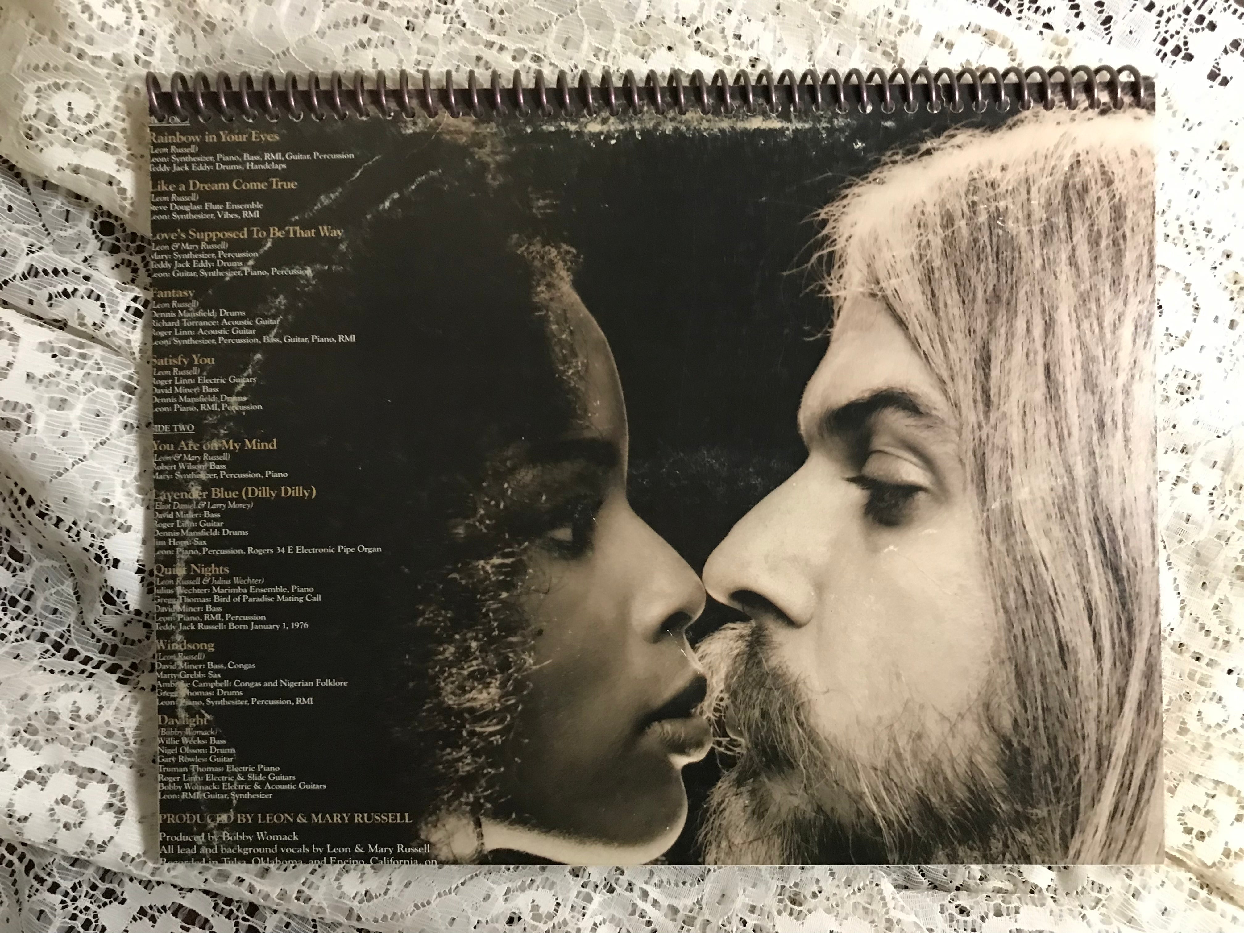 Leon and Mary Russell Album Cover Notebook