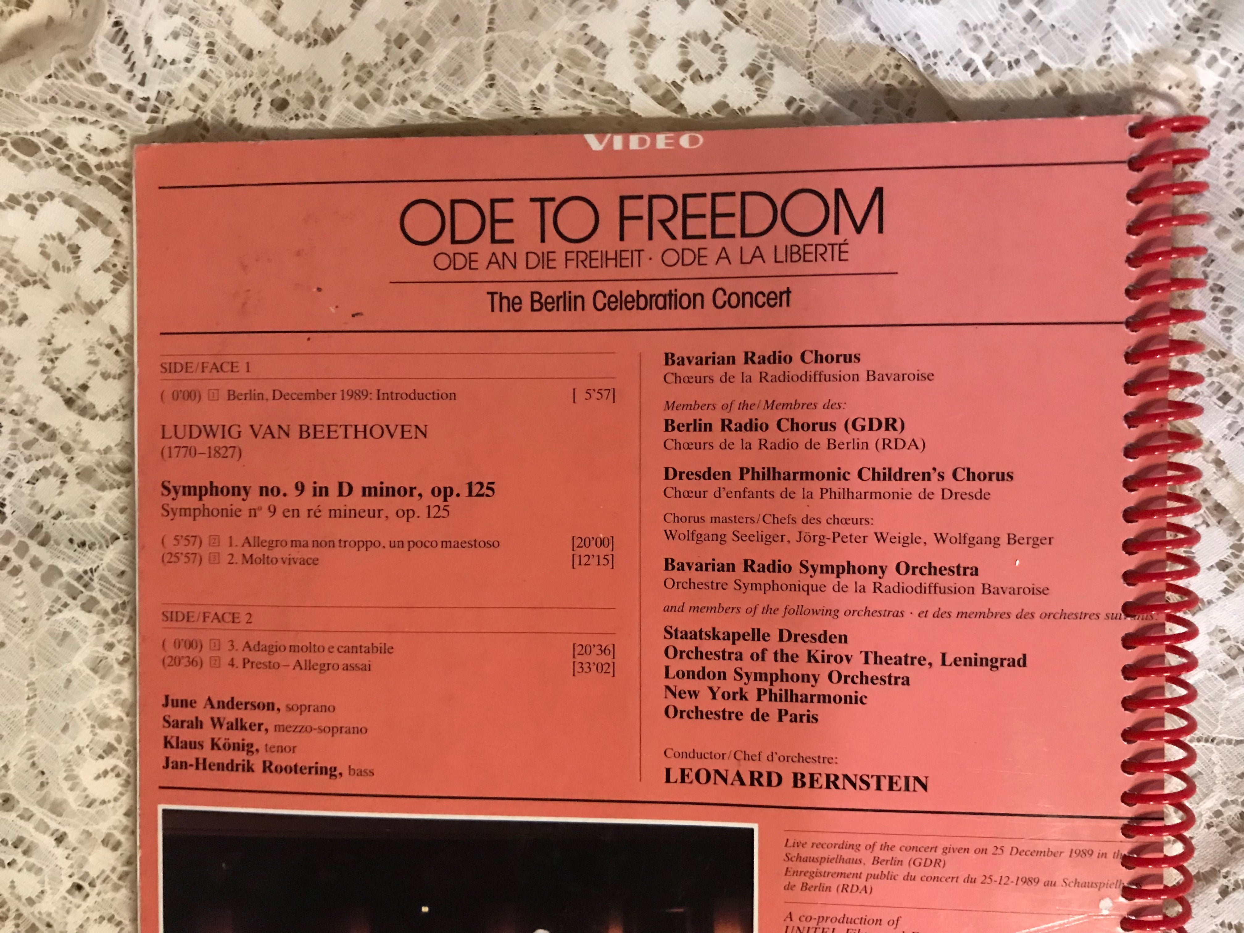 Ode to Freedom Album Cover Notebook