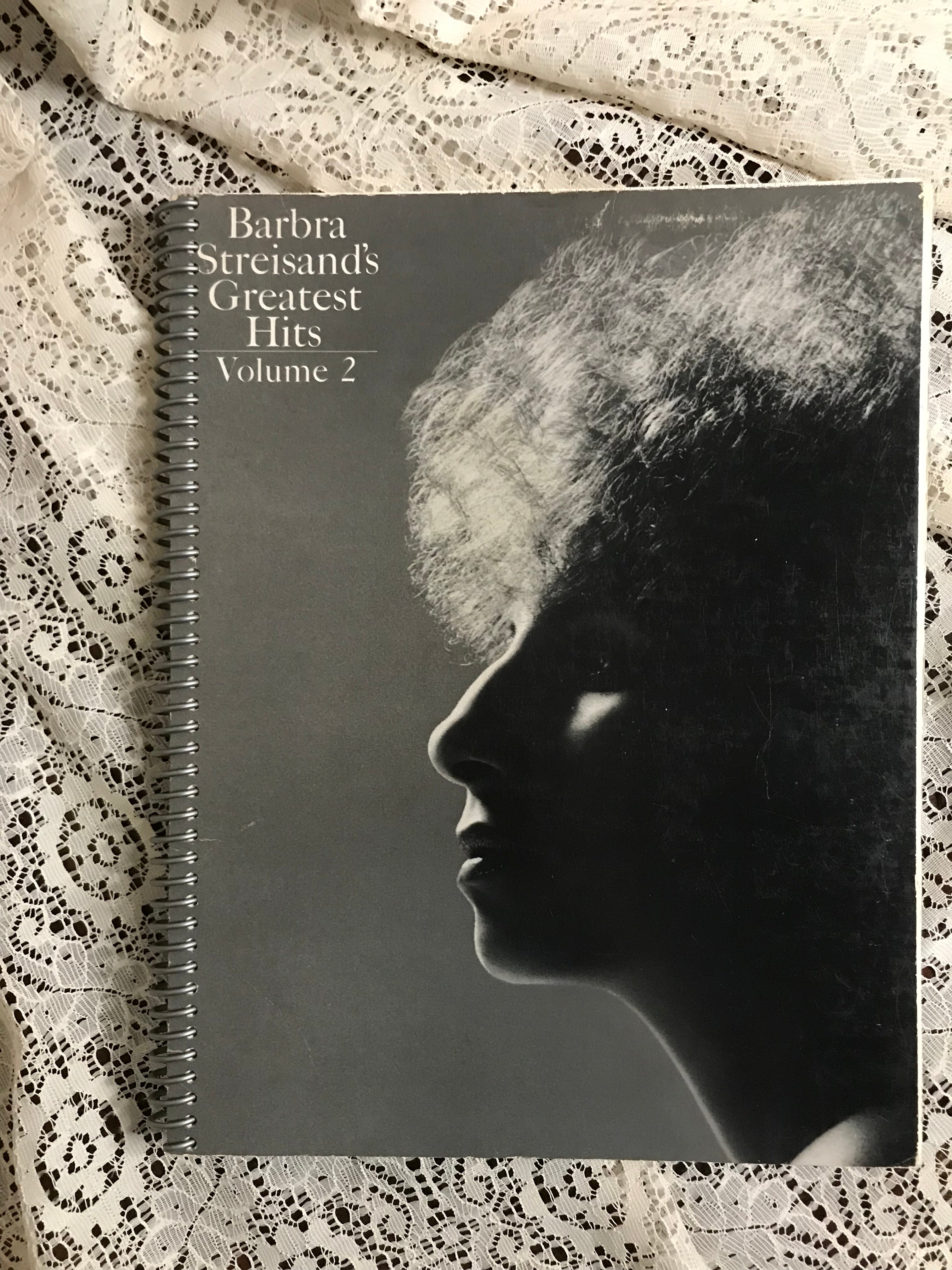 Barbra Streisand’s Greatest Hits Album Cover Notebook