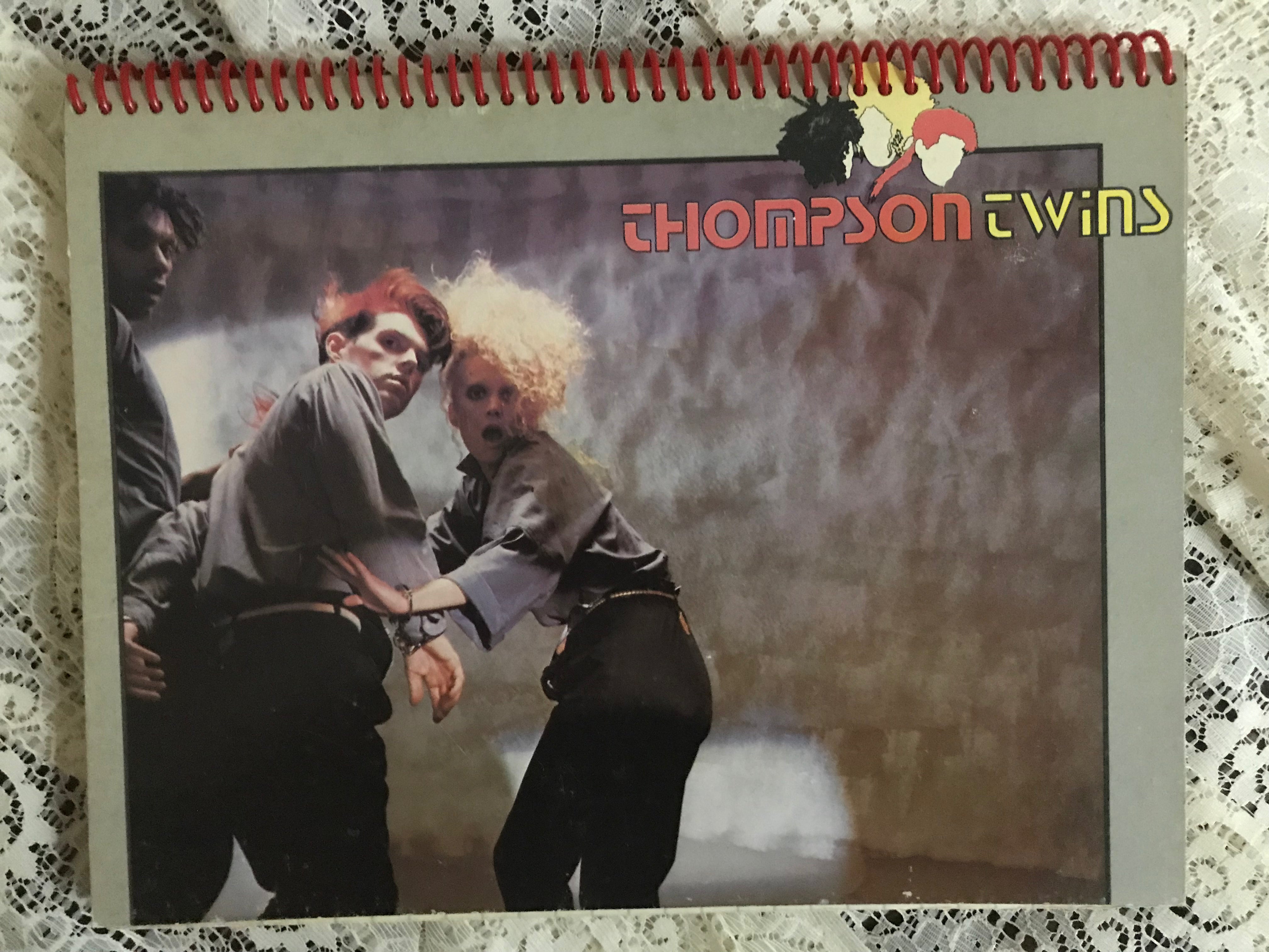 Thompson Twins  Sidekicks Album Cover Notebook