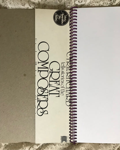Great Composers Album Cover Notebook