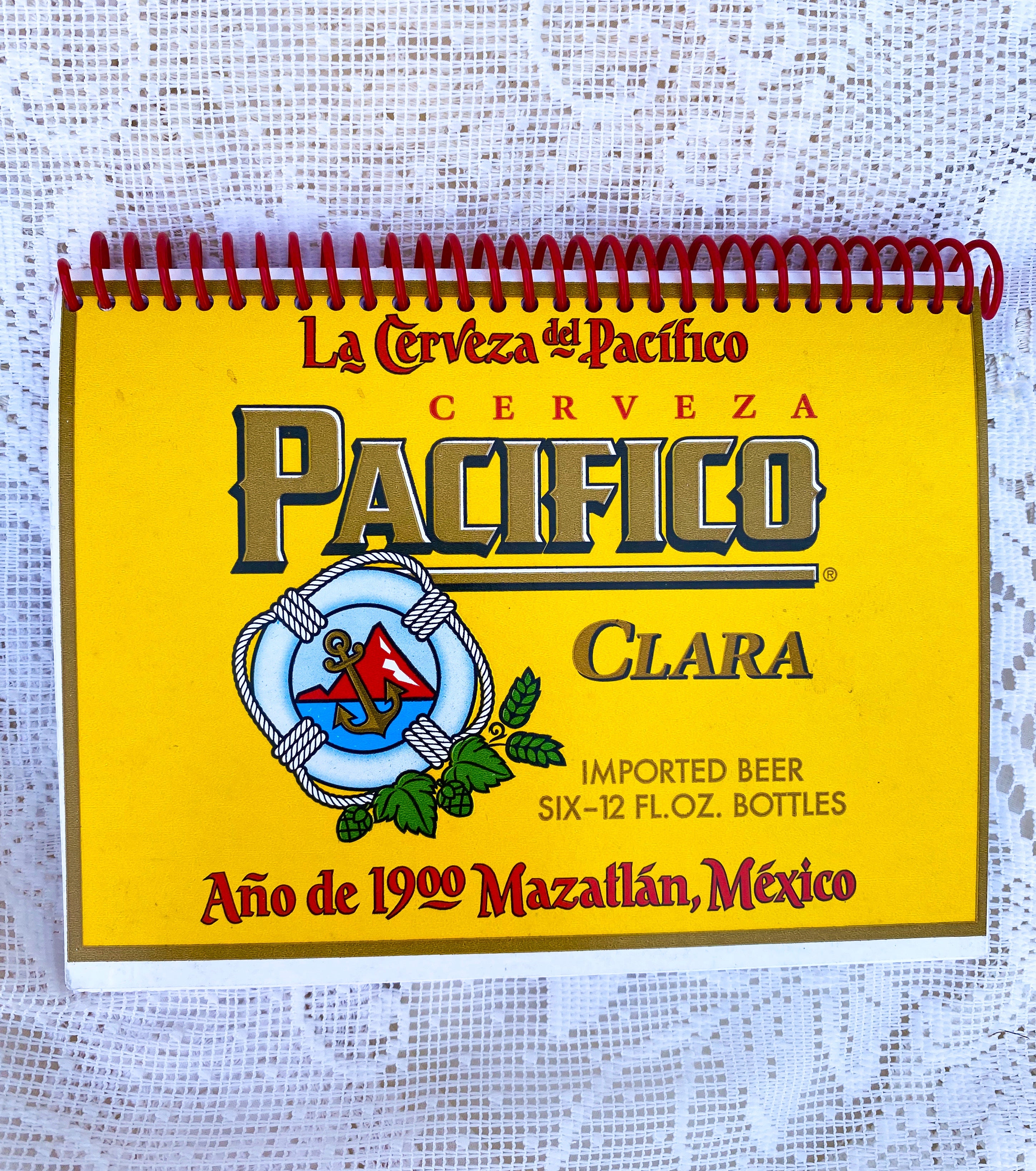 Pacifico Recycled Beer Carton Notebook