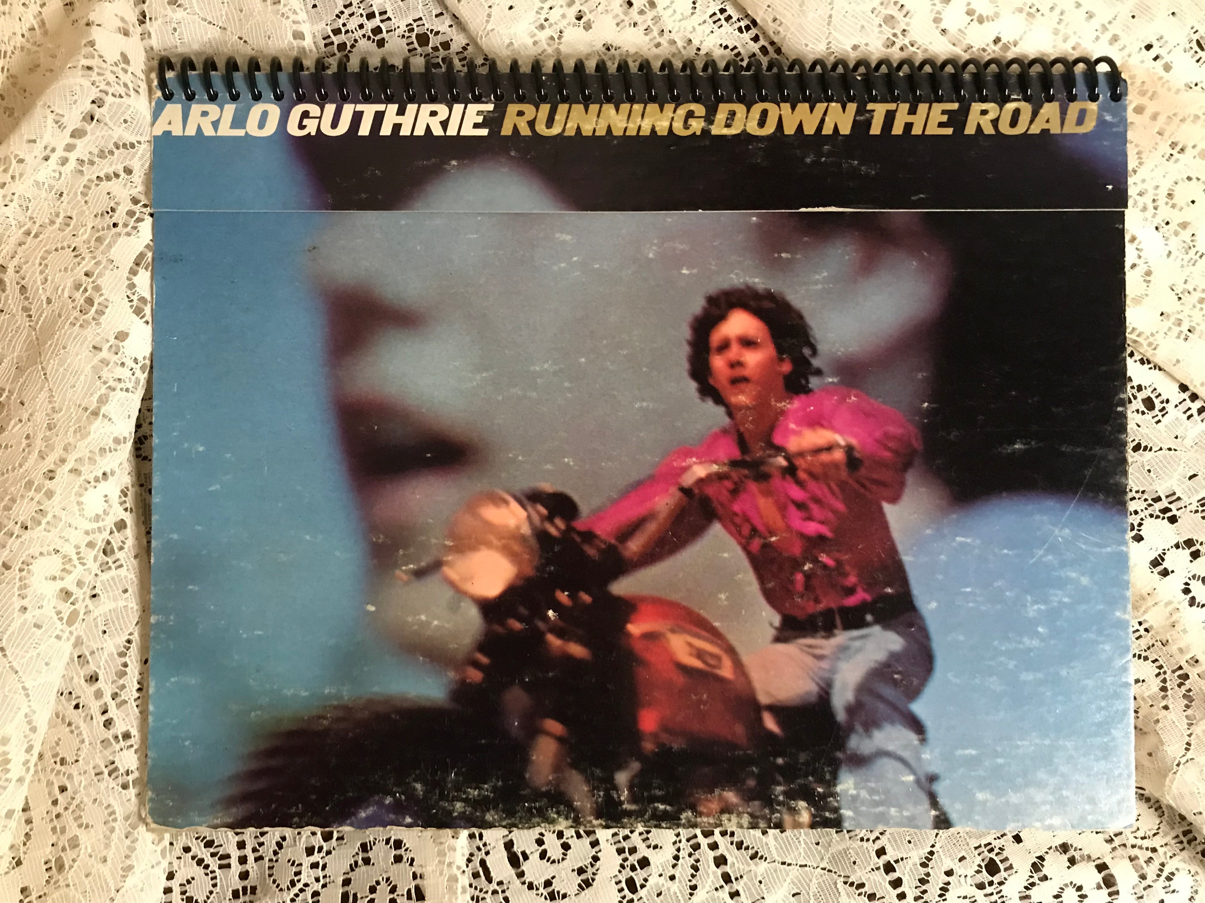 Arlo Guthrie Running Down The Road Album Cover Notebook