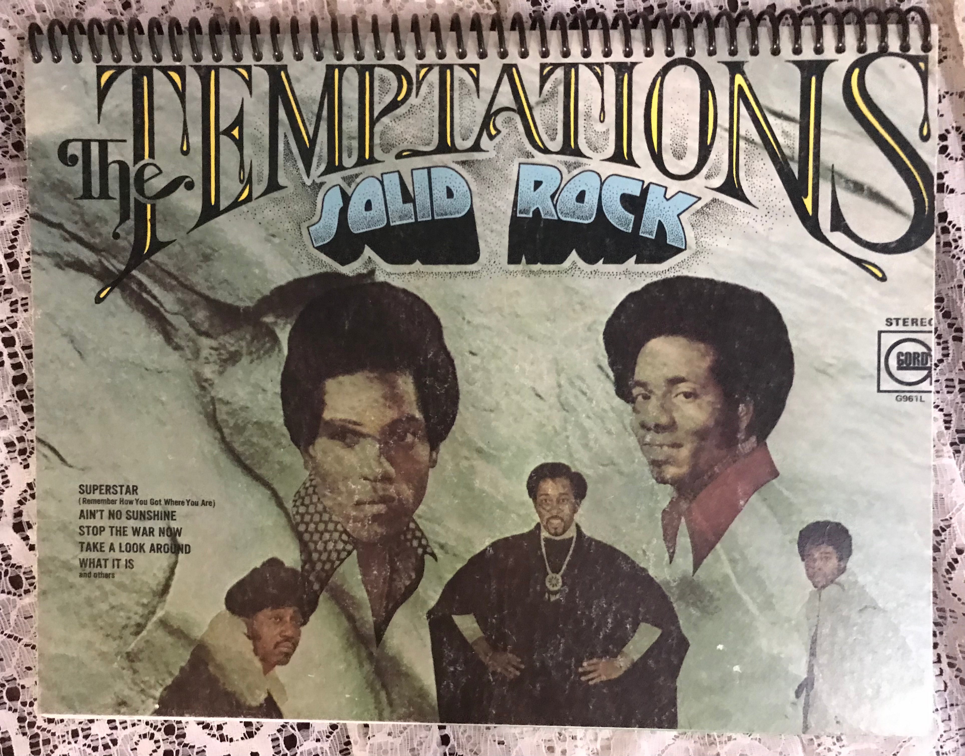 Temptations Solid Gold Album Cover Notebook