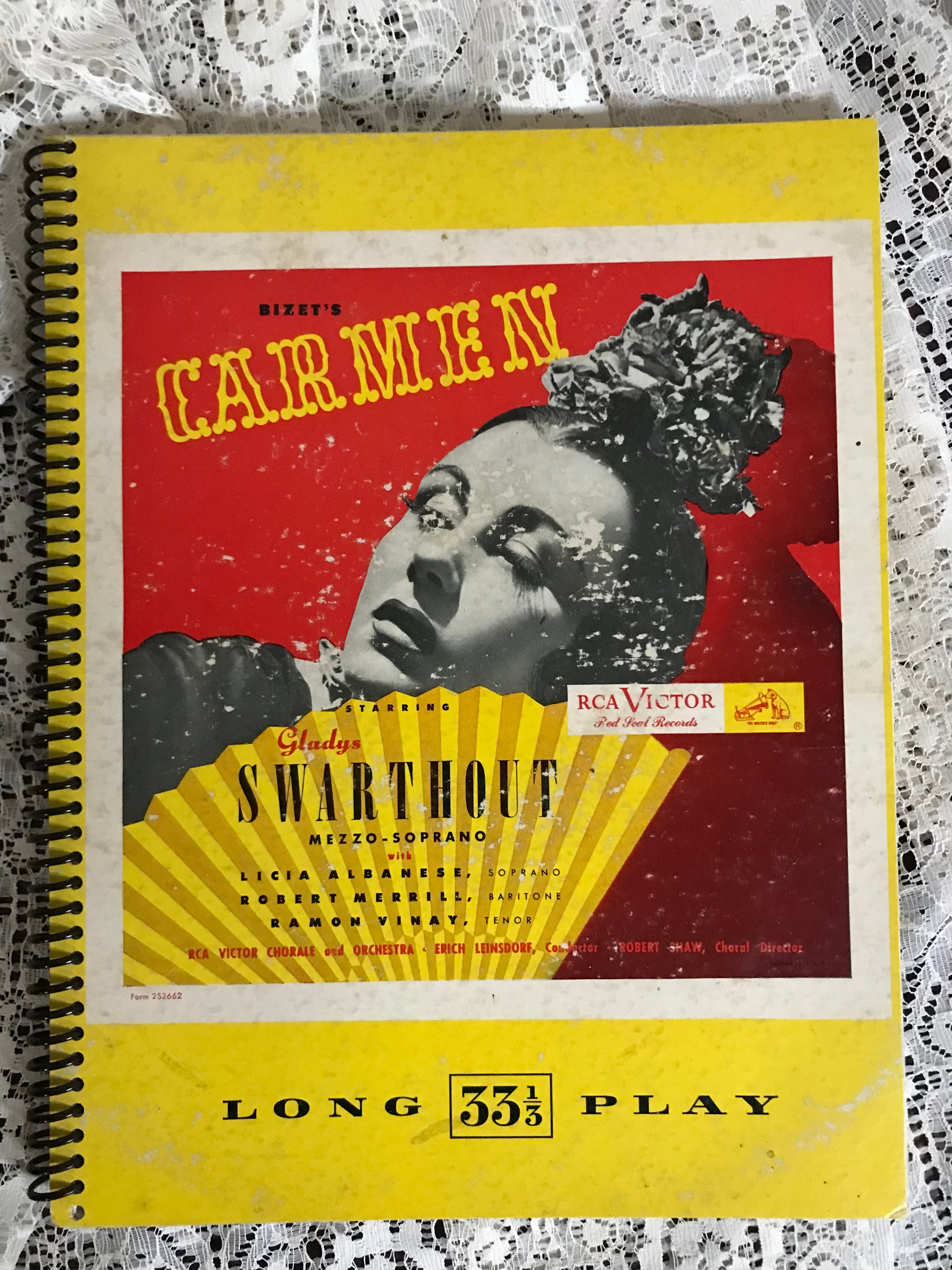 Carmen (Bizet) Album Cover Notebook