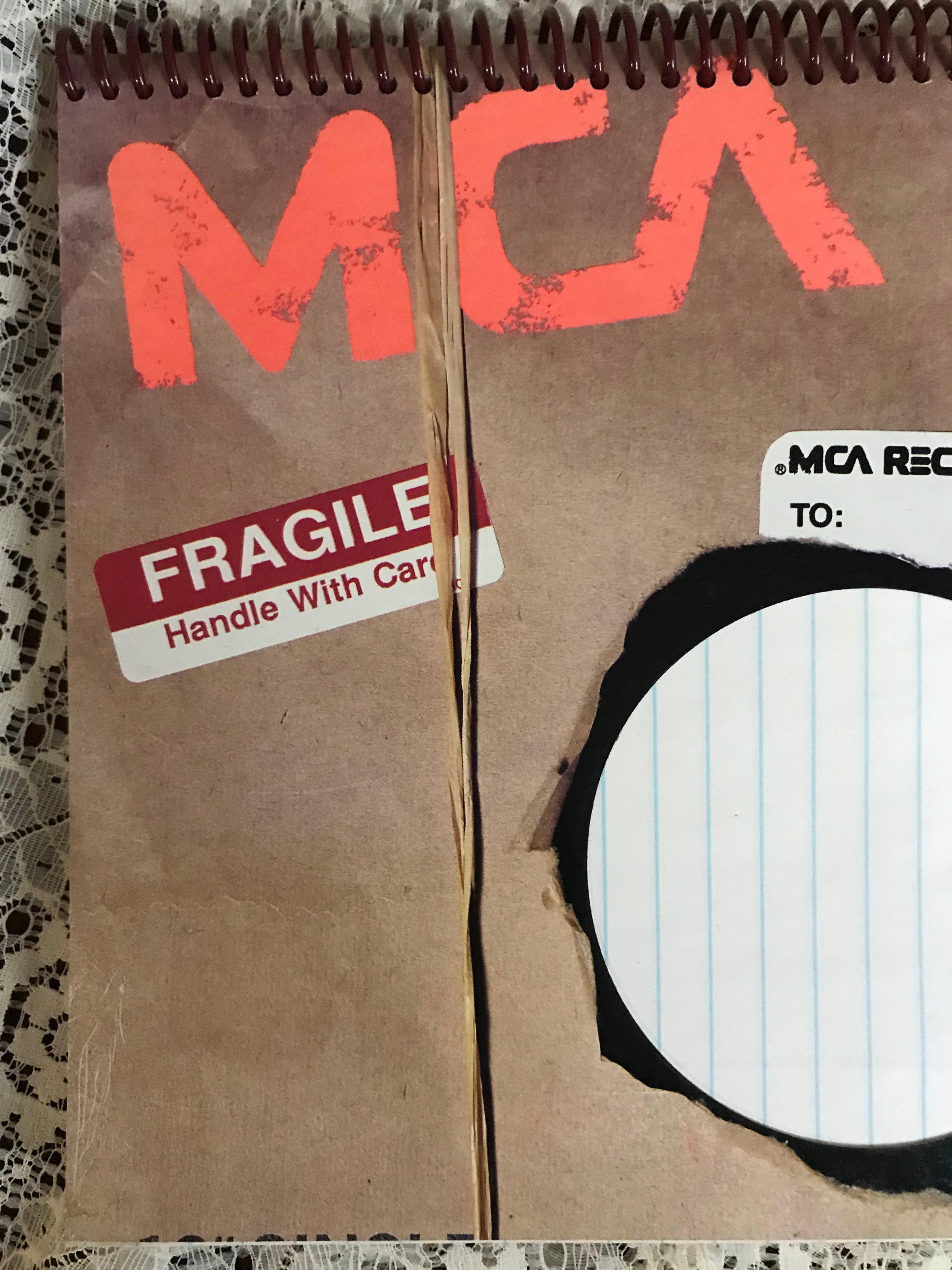 MCA Records Recycled Album Cover Notebook