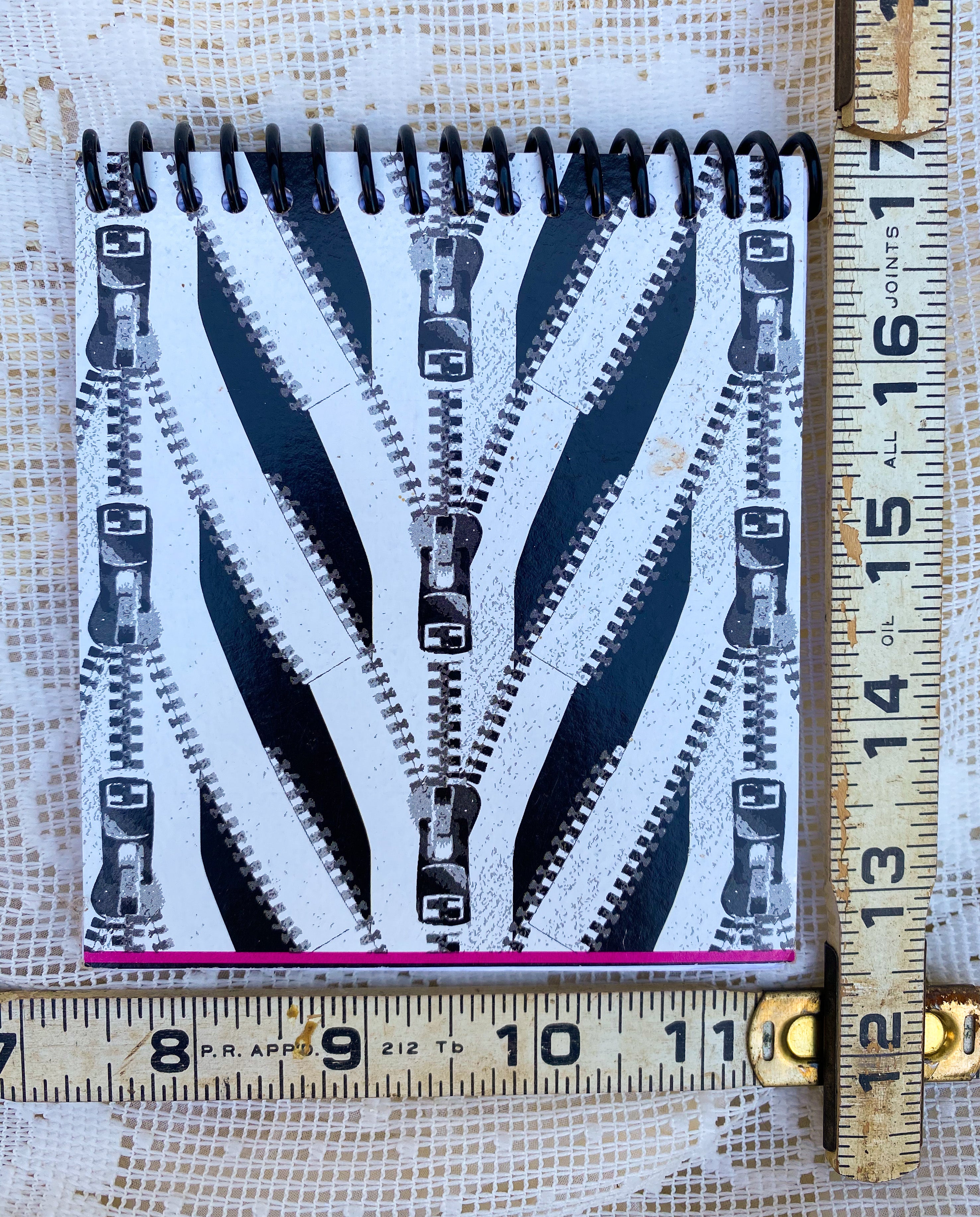 Zippers Recycled Kleenex Box Notebook