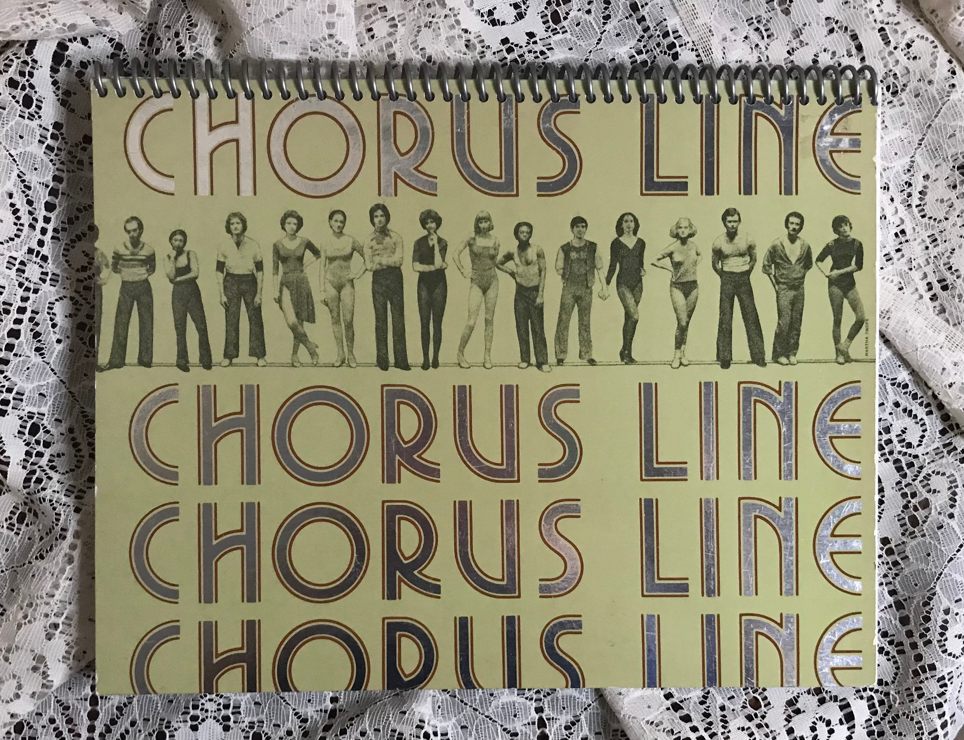 A Chorus Line Album Cover Notebook