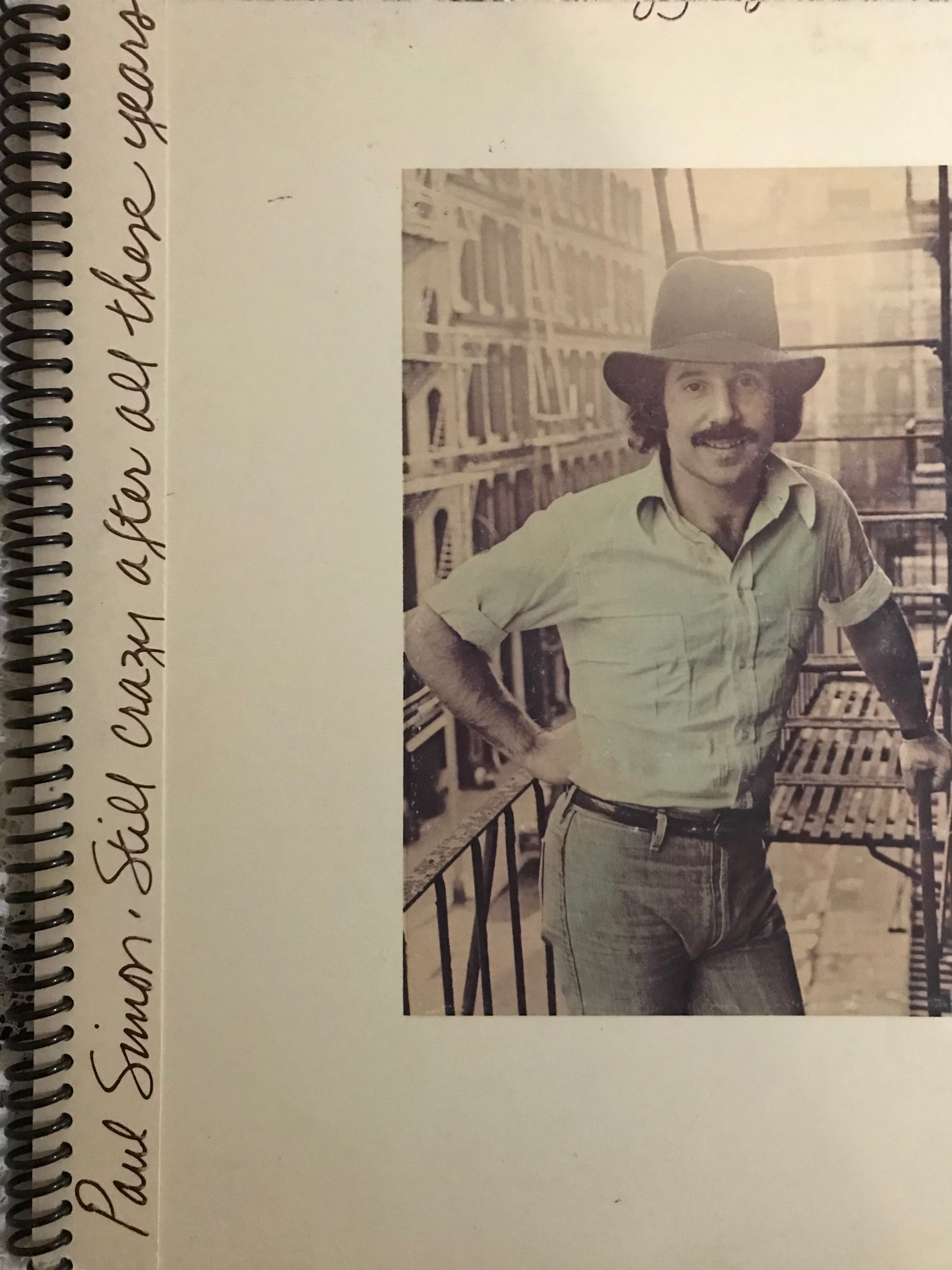 Paul Simon Still Crazy Album Cover Notebook