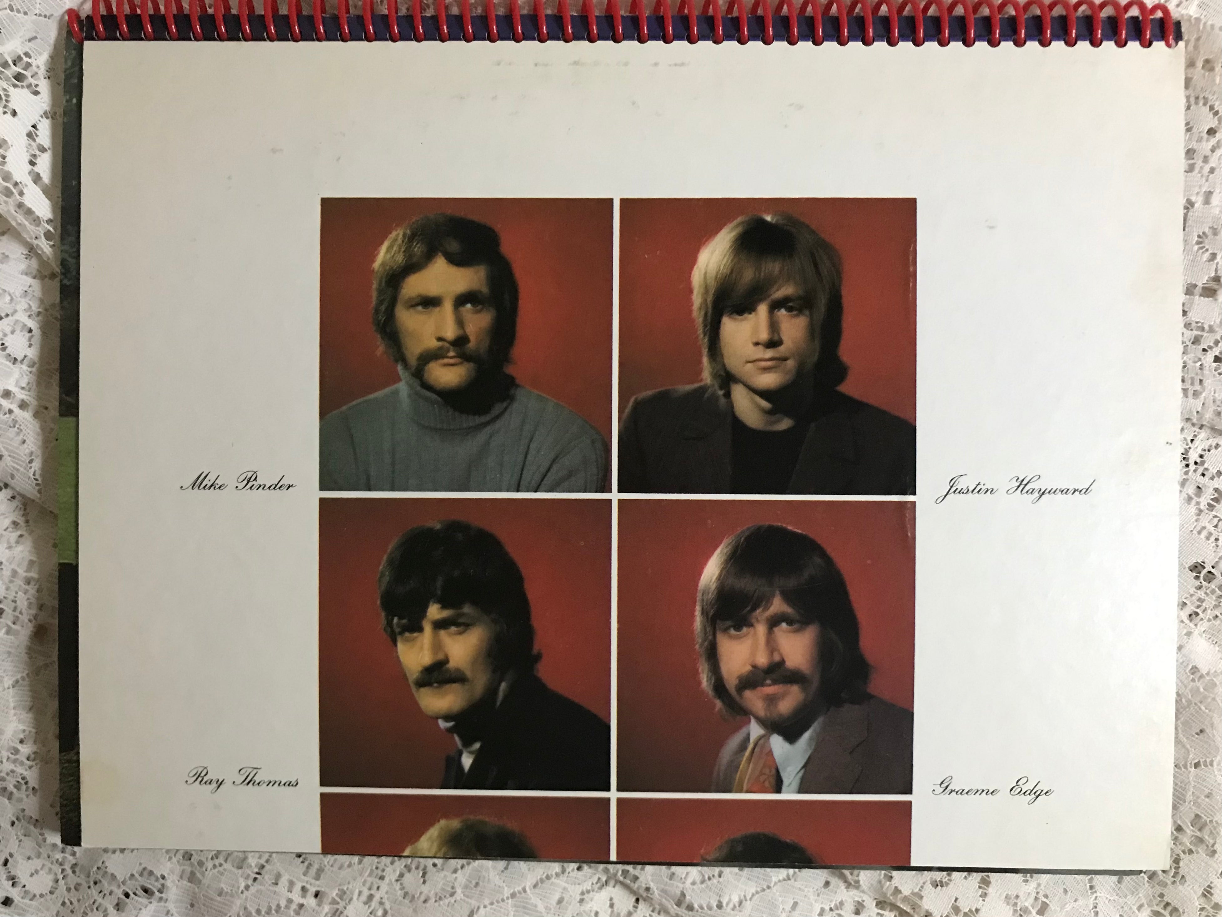 Moody Blues On the Threshold Of A Dream Album Cover Notebook