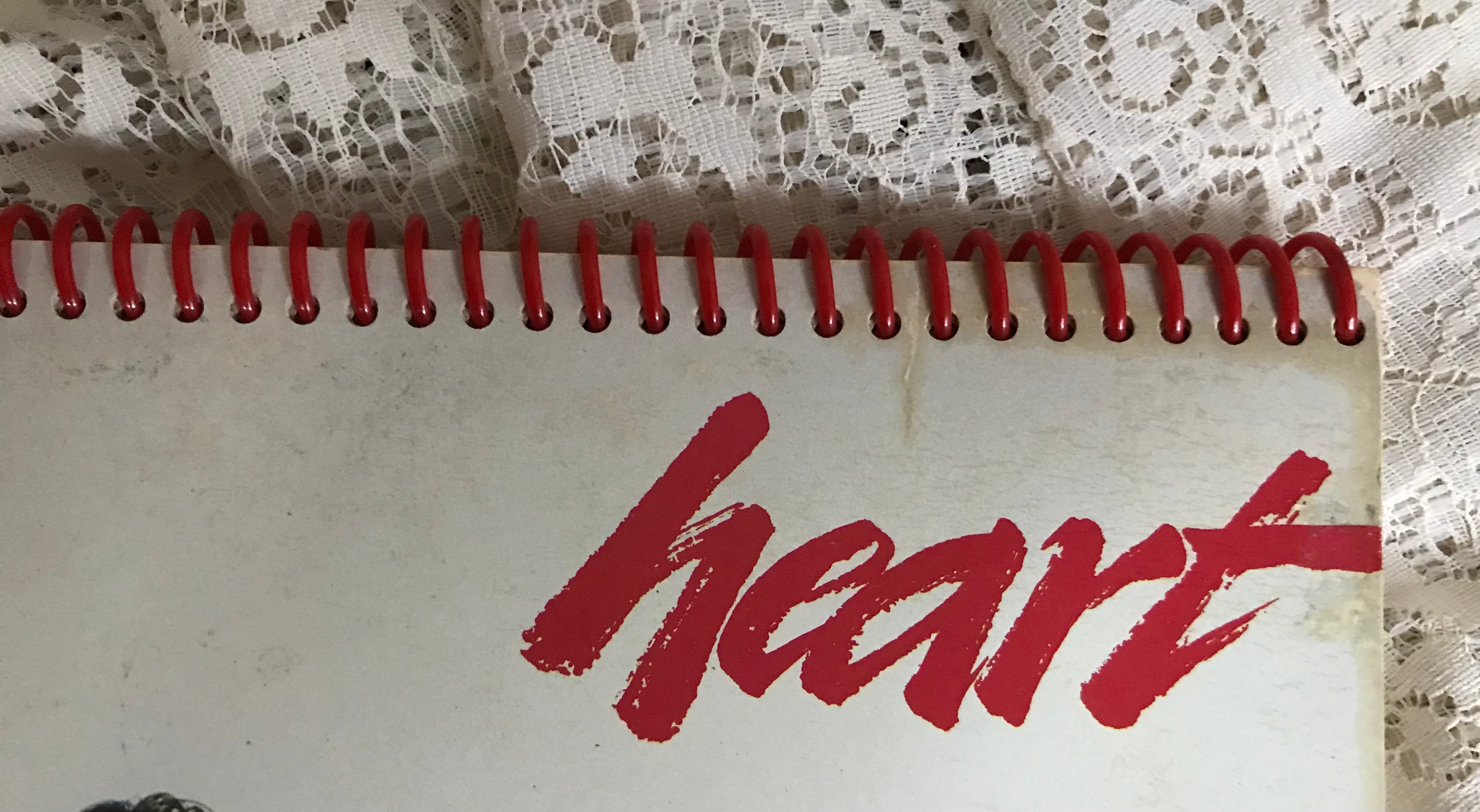 Heart Album Cover notebook