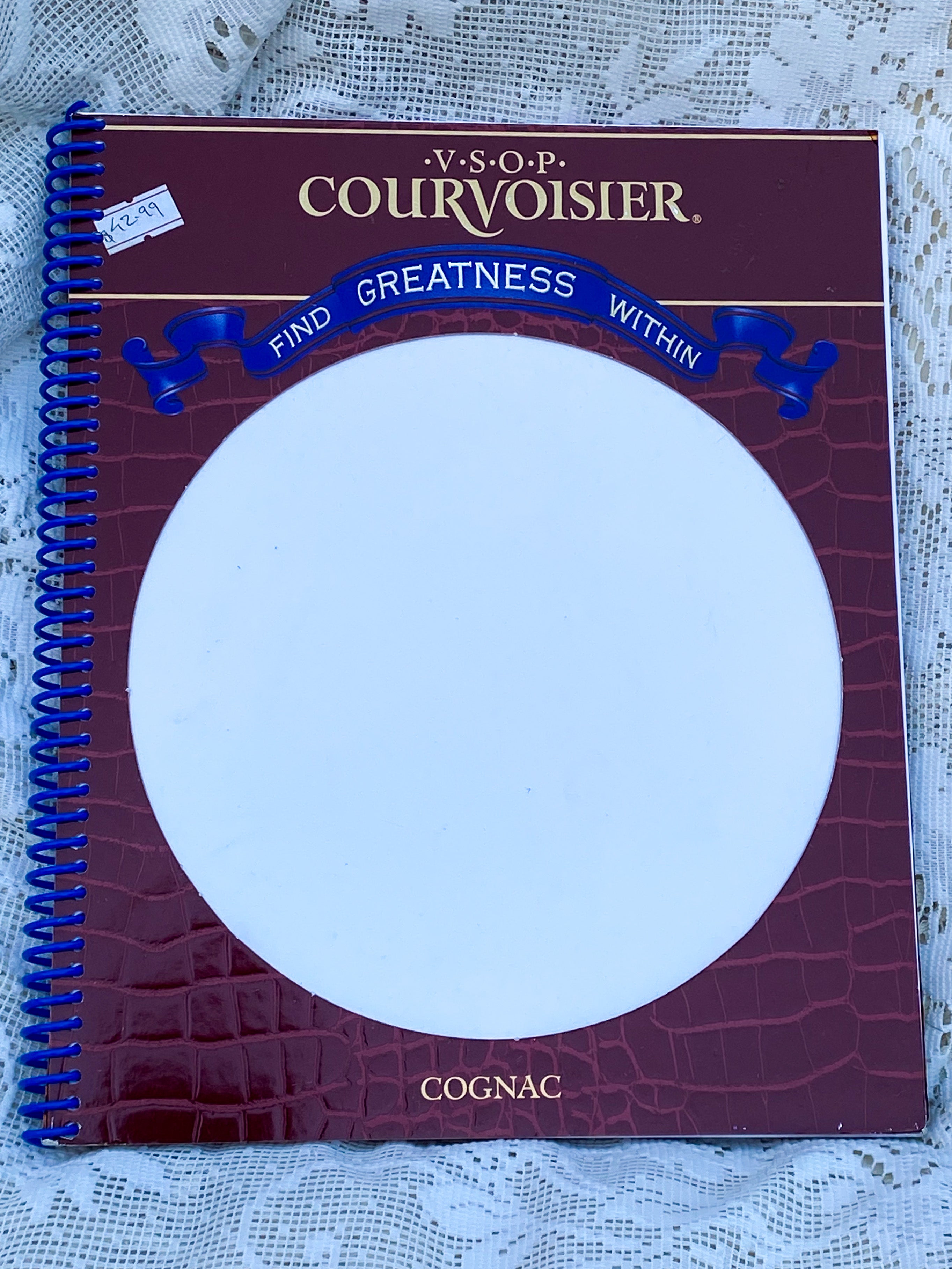 V.S.O.P Courvoisier Recycled Notebook