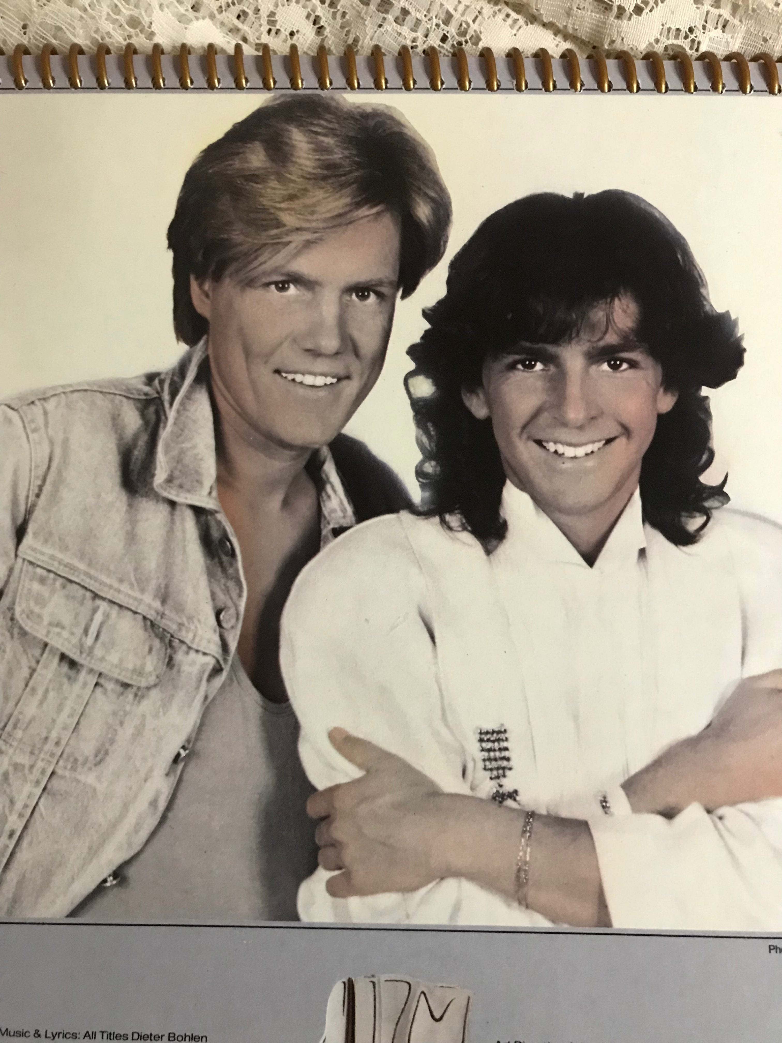 Modern Talking Album Cover Notebook