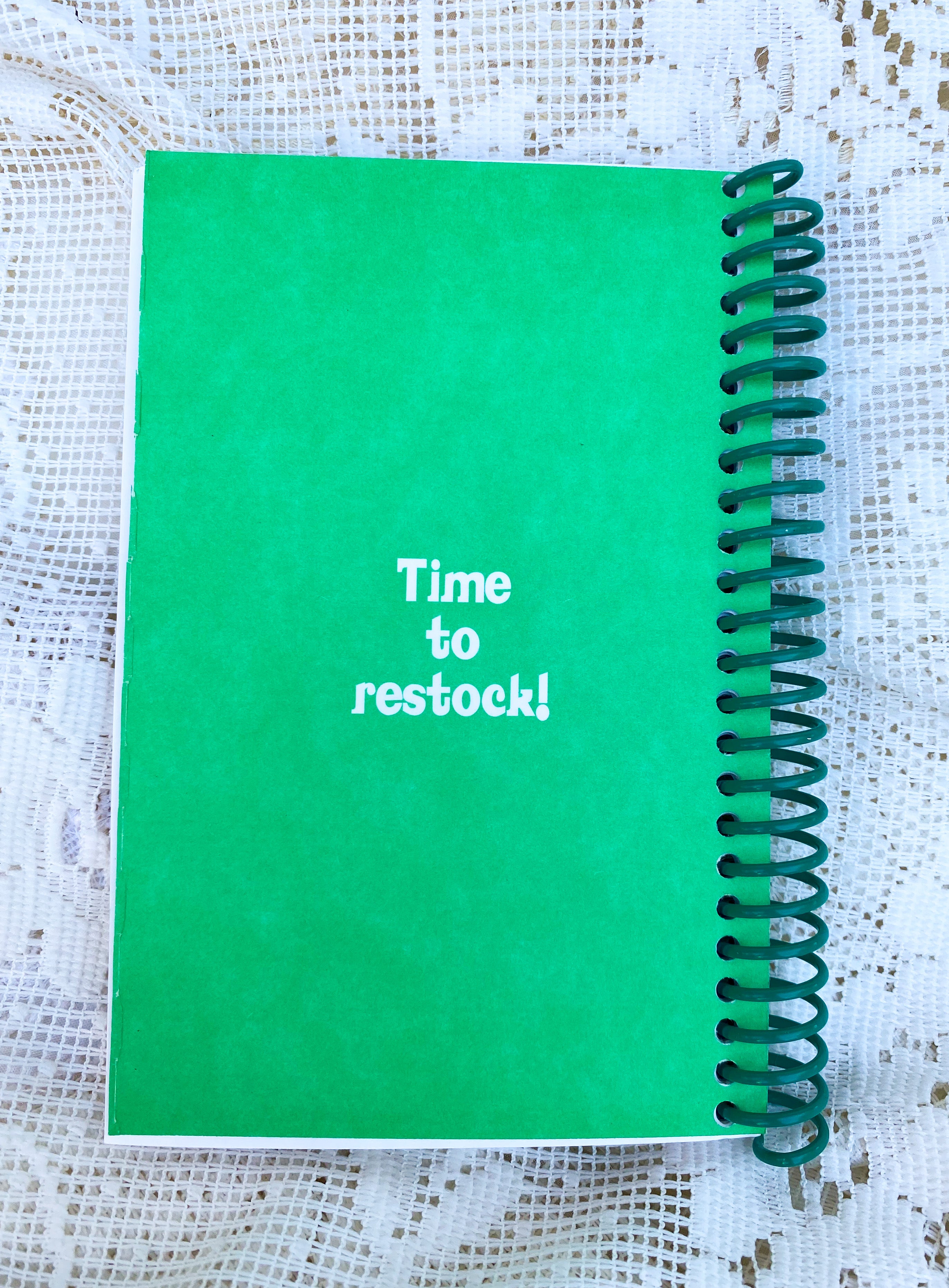 Mentos Gum Upcycled Spiral Notebook