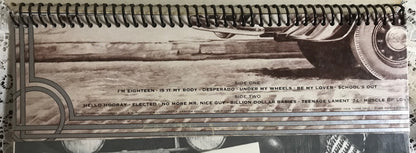 Alice Cooper's Greatest Hits Album Cover Notebook