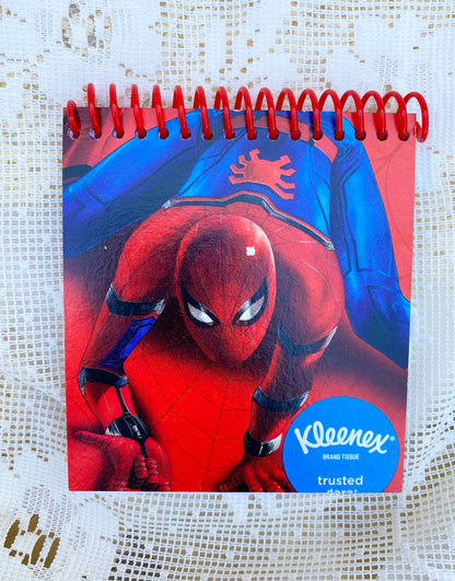 Spider Man - Marvel Comics Recycled Kleenex Box Notebook