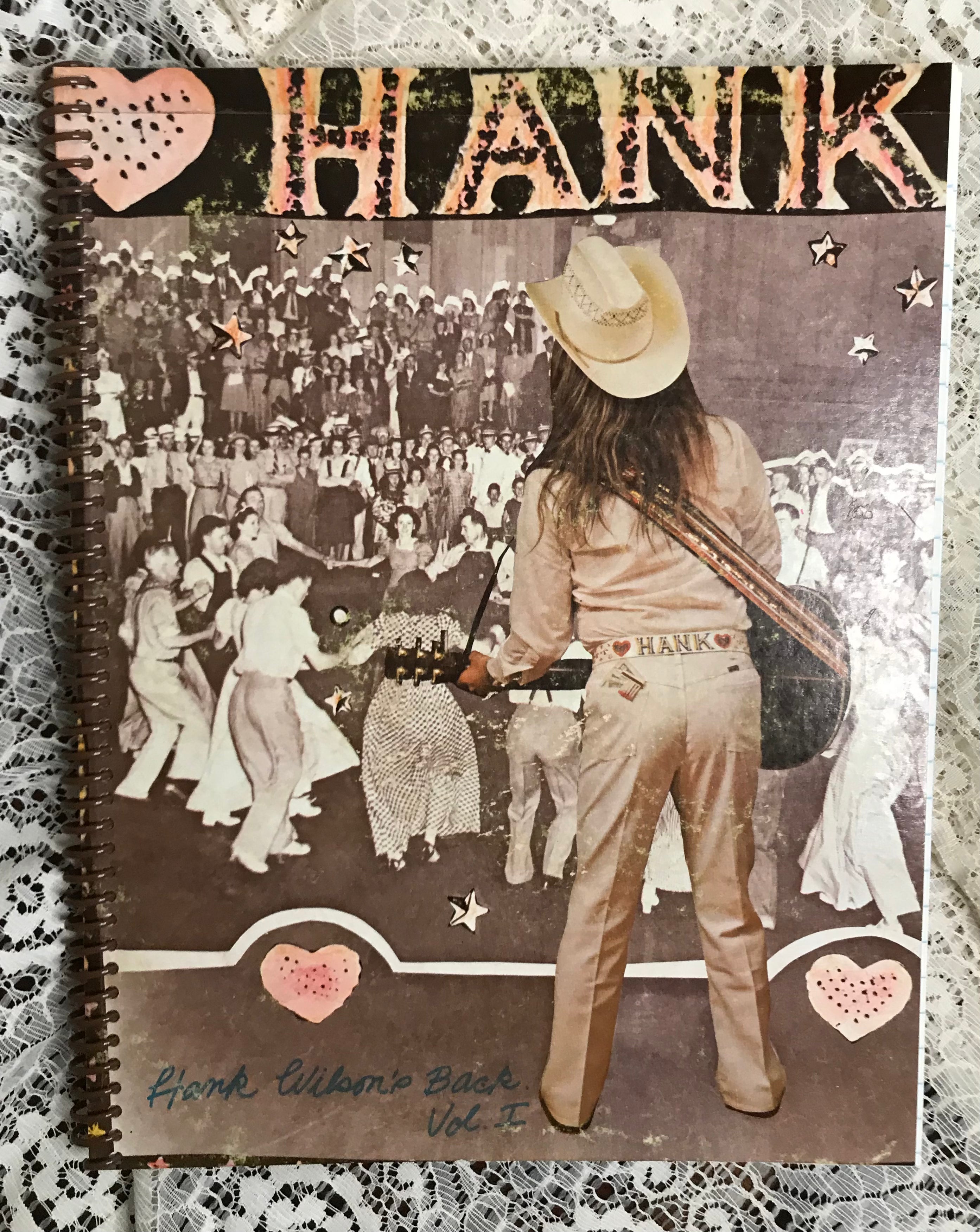 Leon Russell Hank Wilson’s Back Album Cover Notebook