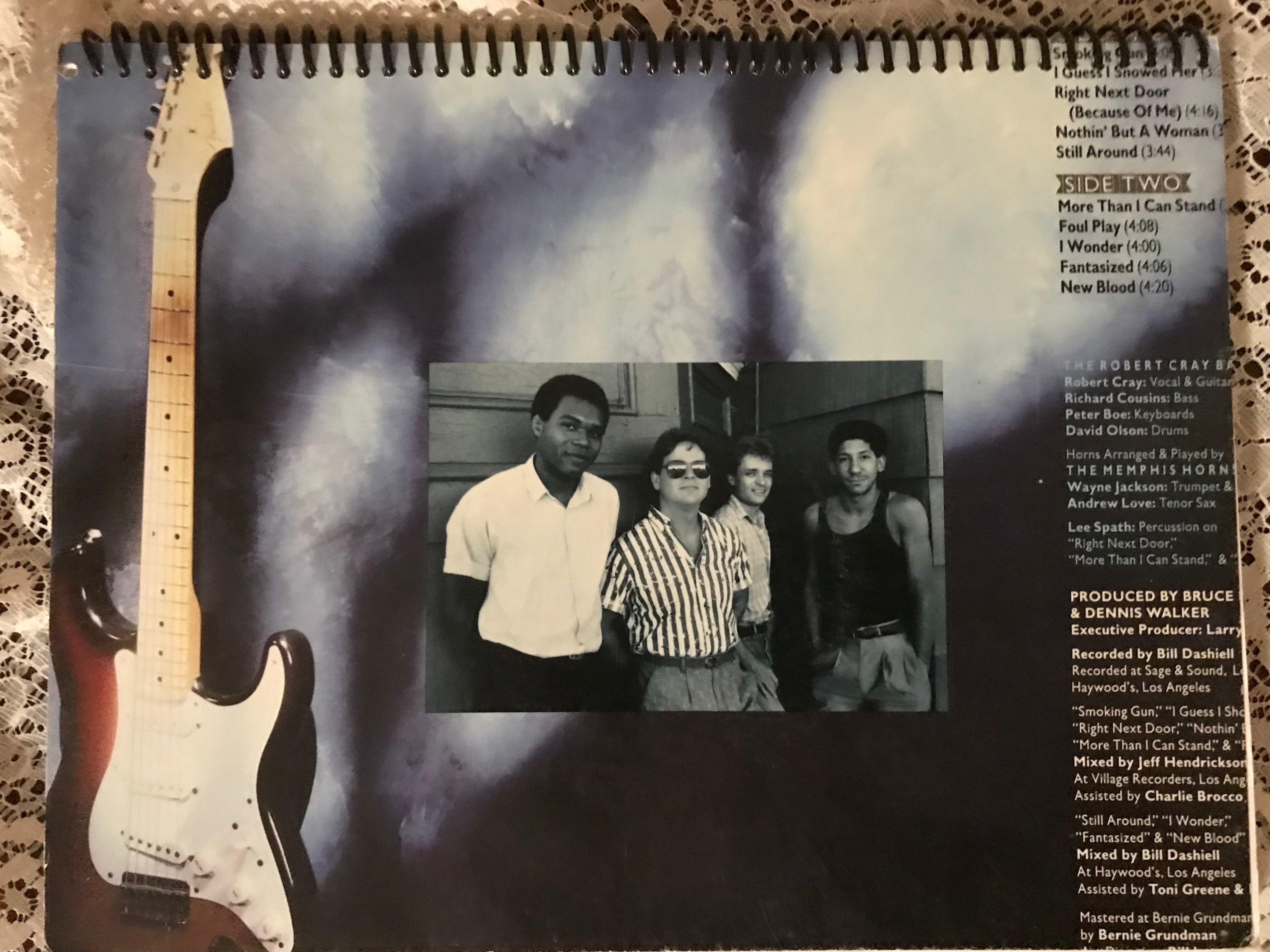 Robert Cray Strong Persuader Album Cover Notebook