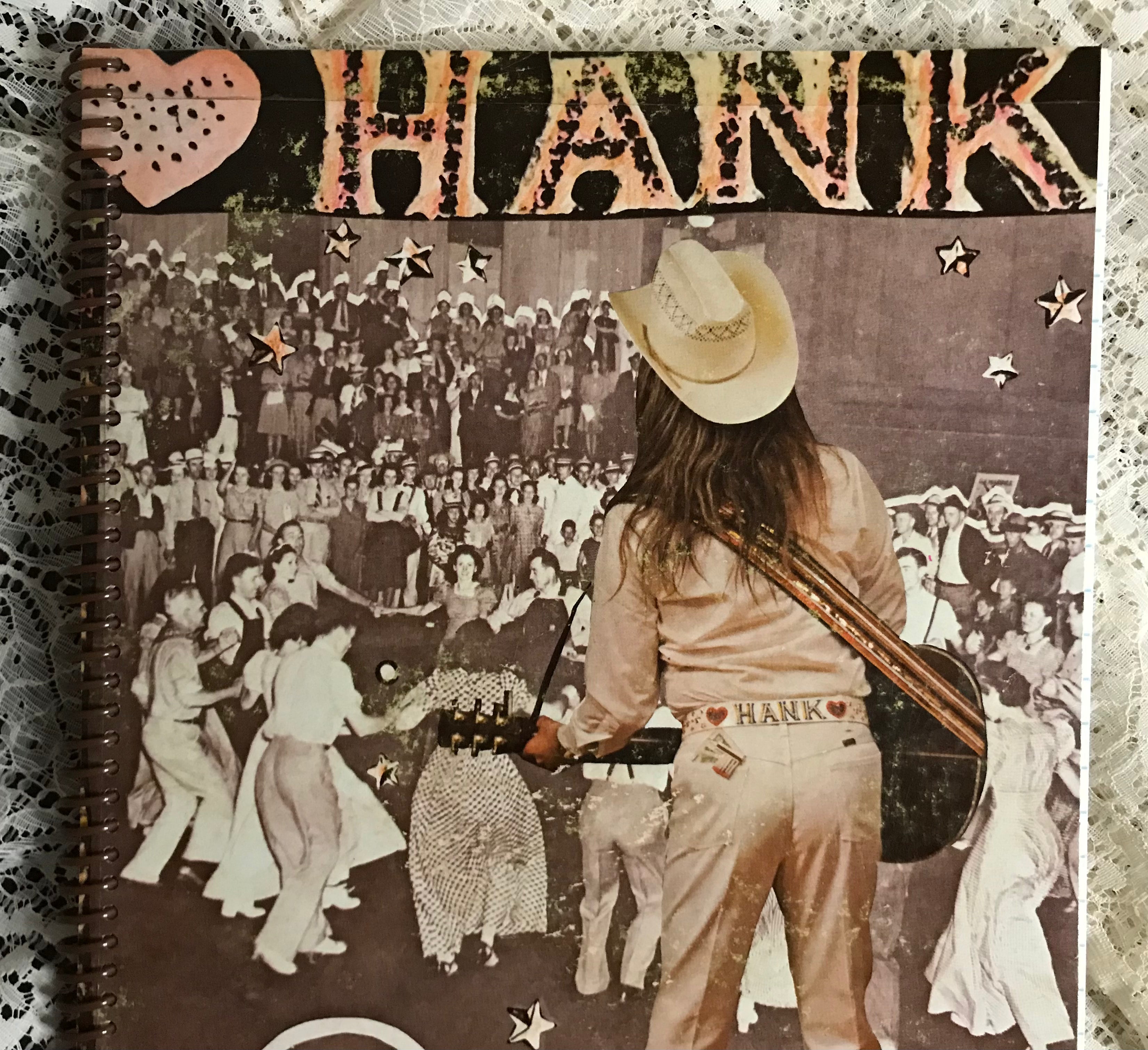 Leon Russell Hank Wilson’s Back Album Cover Notebook