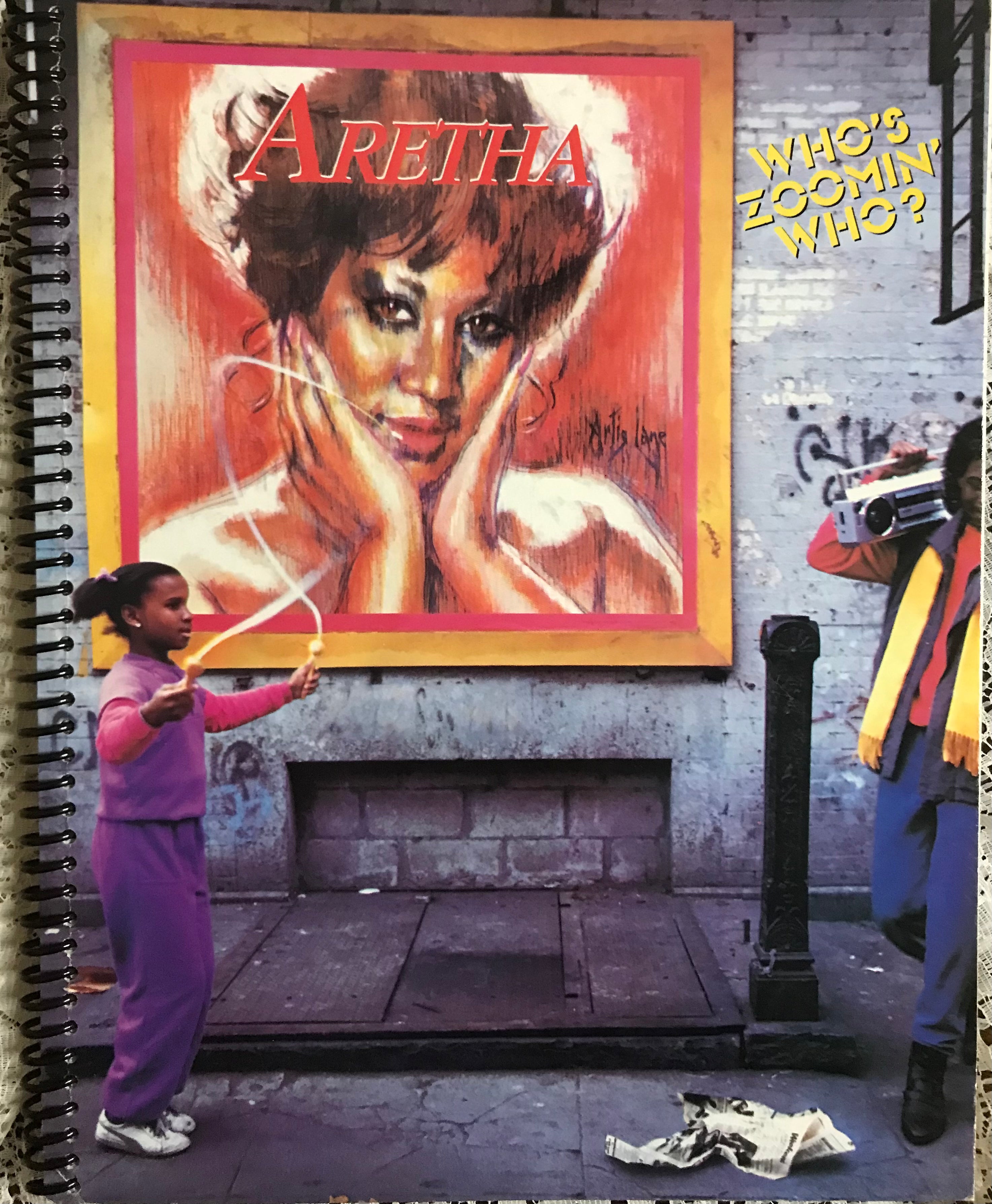 Aretha Franklin Who's Zoomin Who Album Cover Notebook
