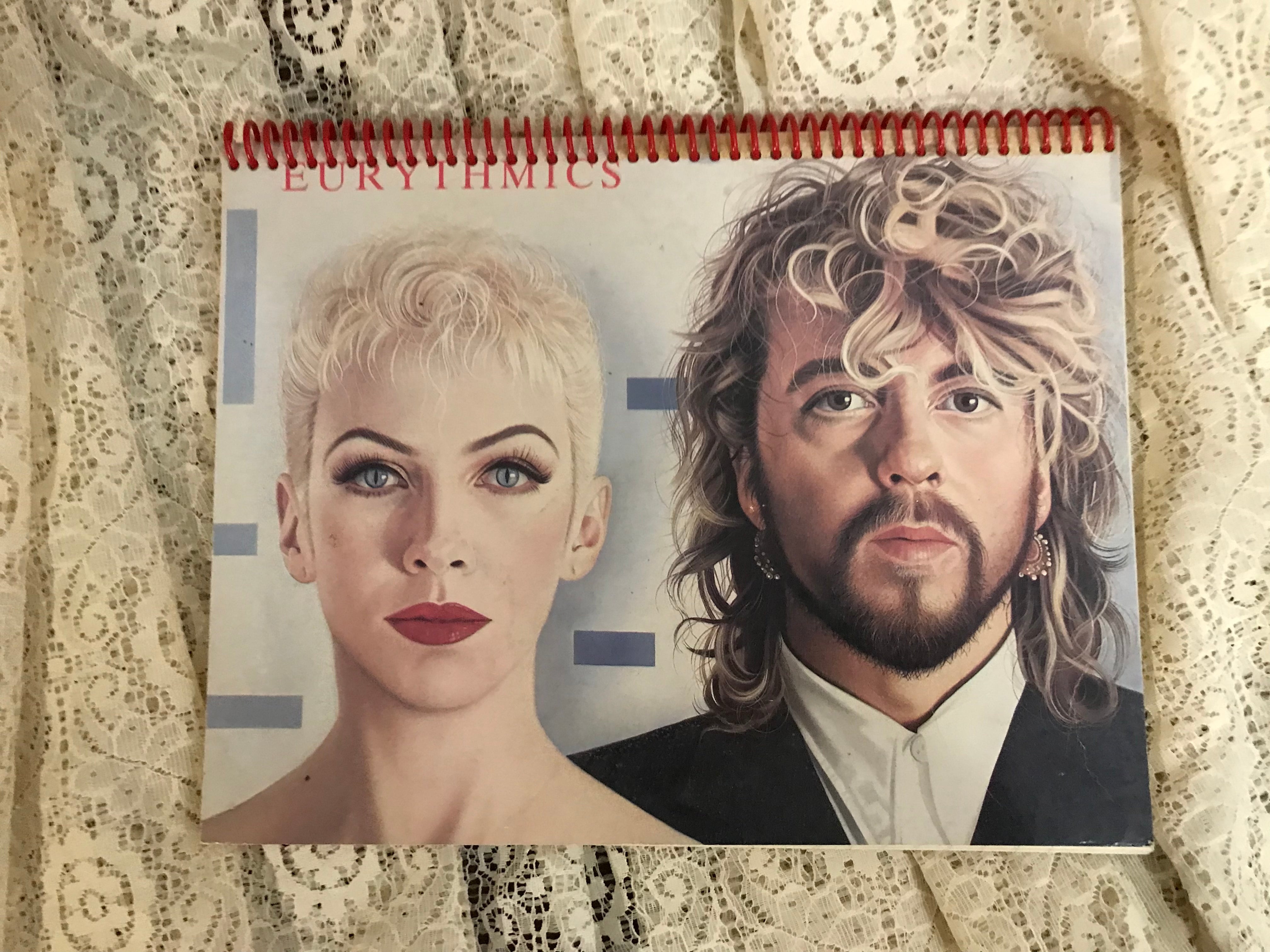 Eurythmics Album Cover Notebook