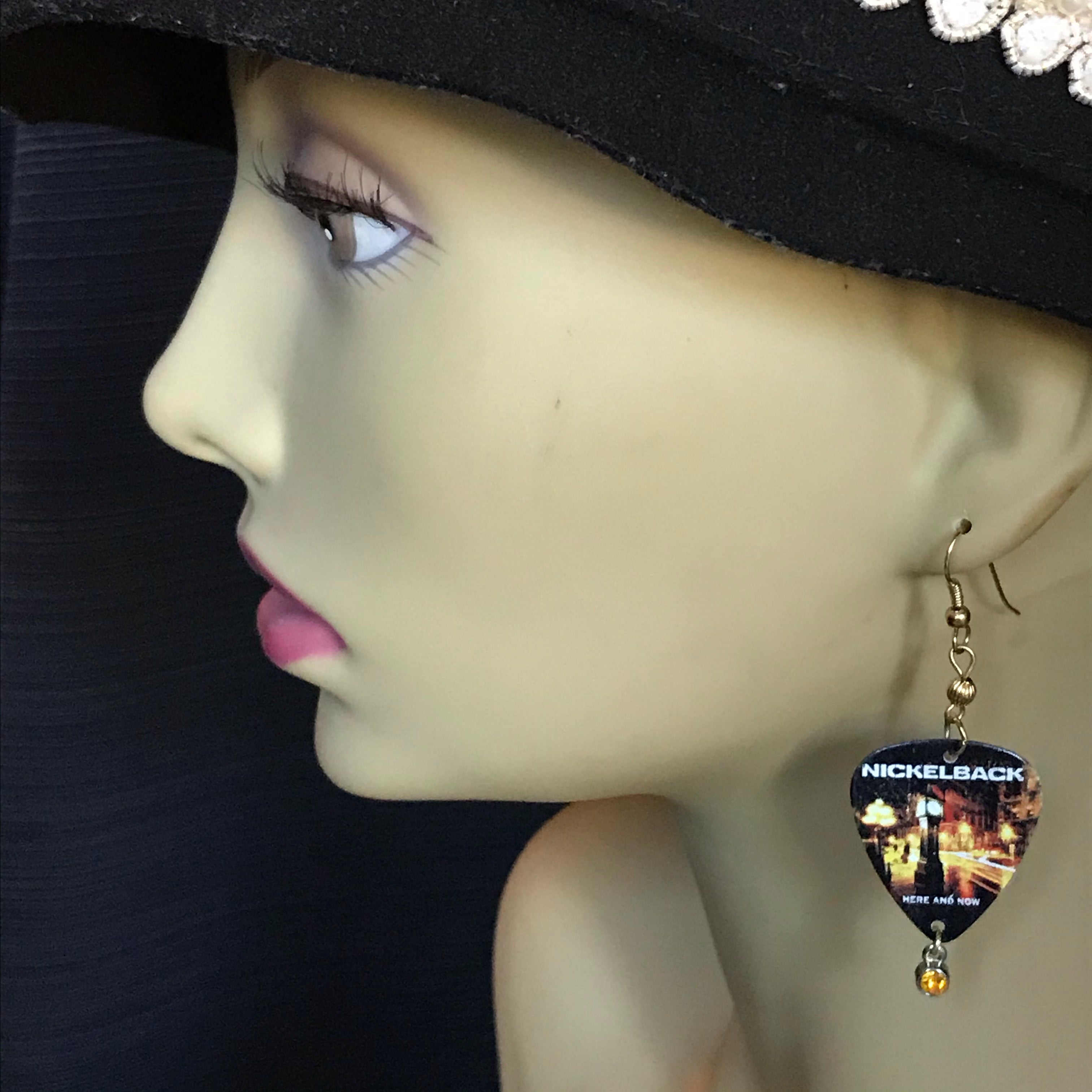 Guitar Pick Earrings - Nickelback