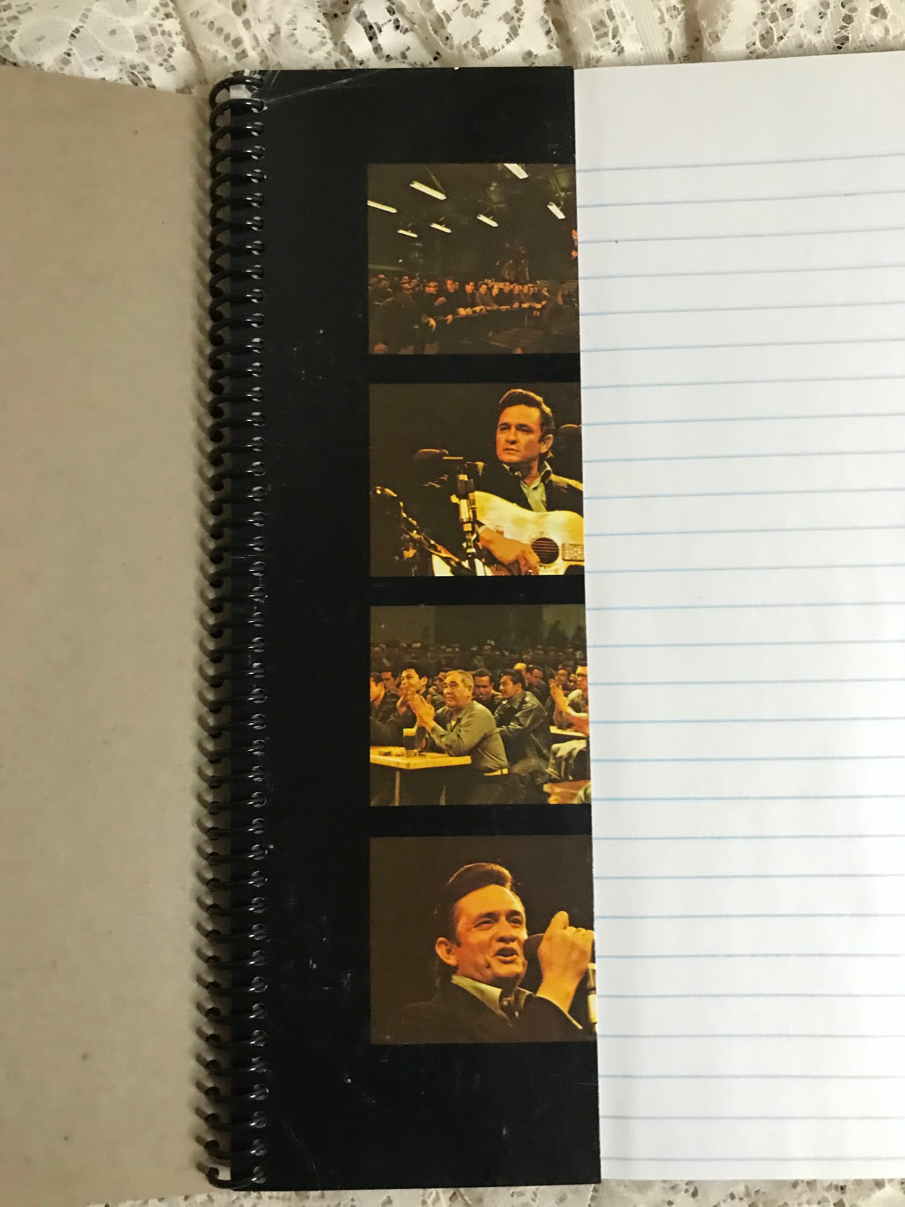 Johnny Cash Album Cover Notebook