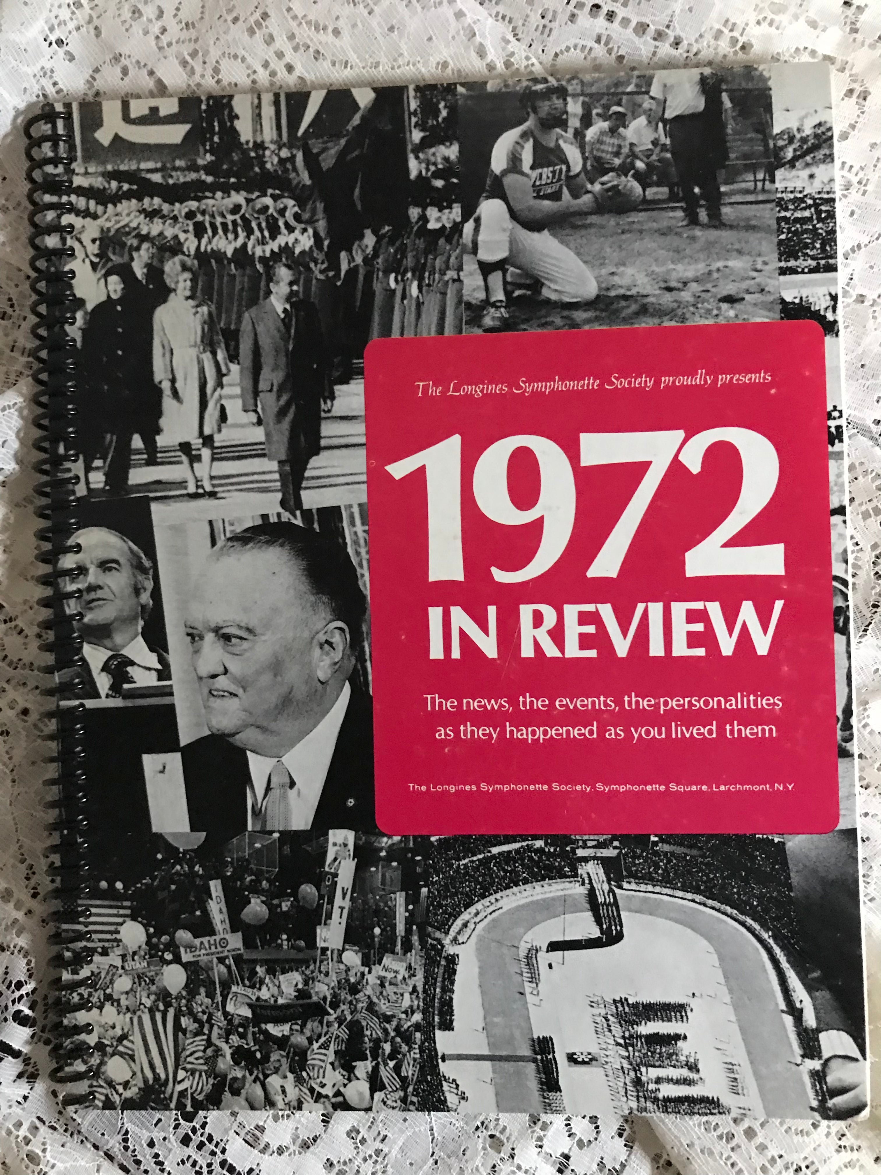 1972 In Review Album Cover Notebook