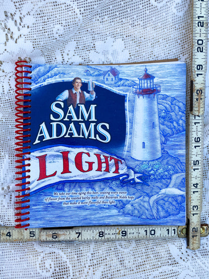 Samuel Adams Light Recycled Beer Carton Notebook