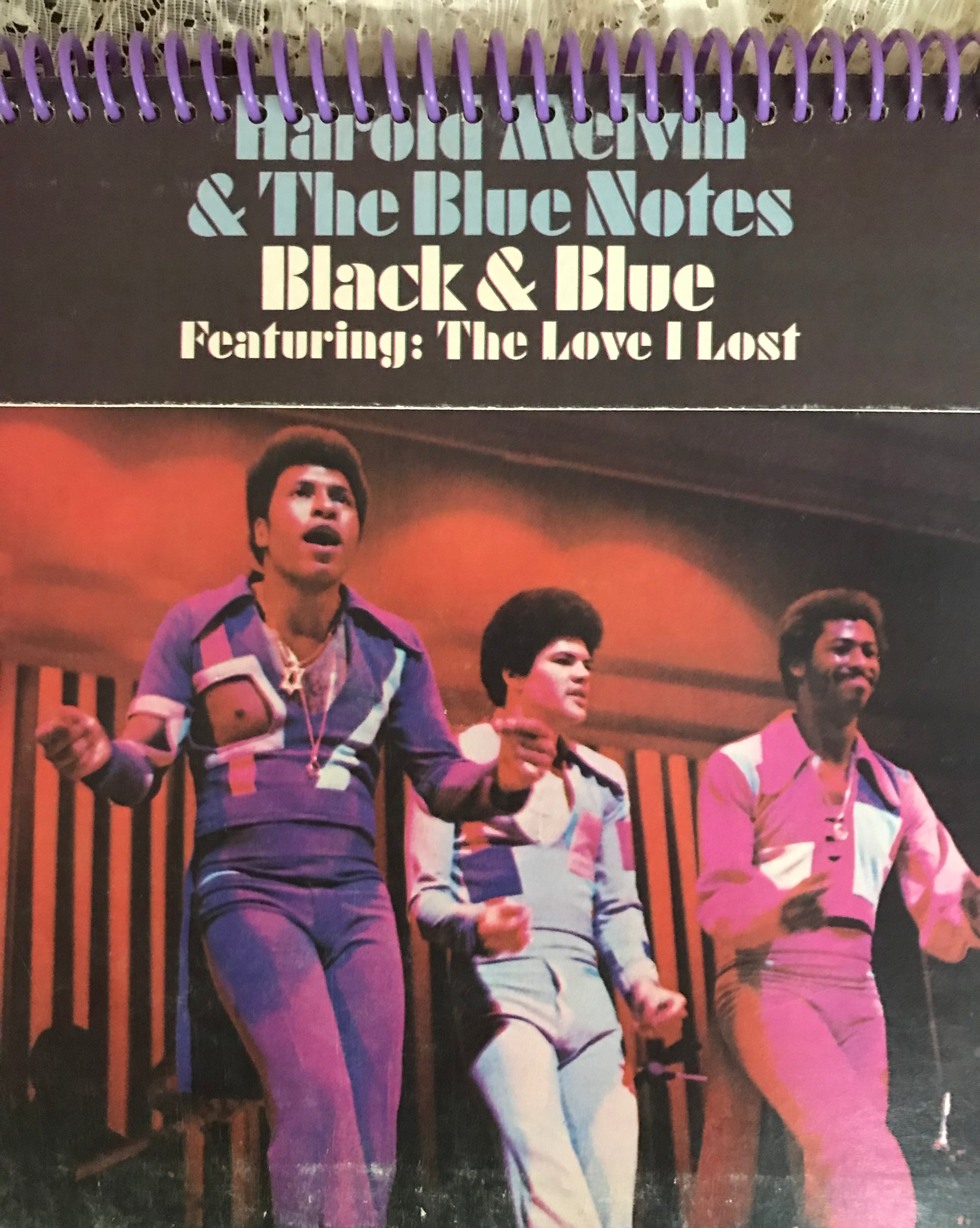 Harold Melvin and the Blue Notes Recycled Album Cover Notebook