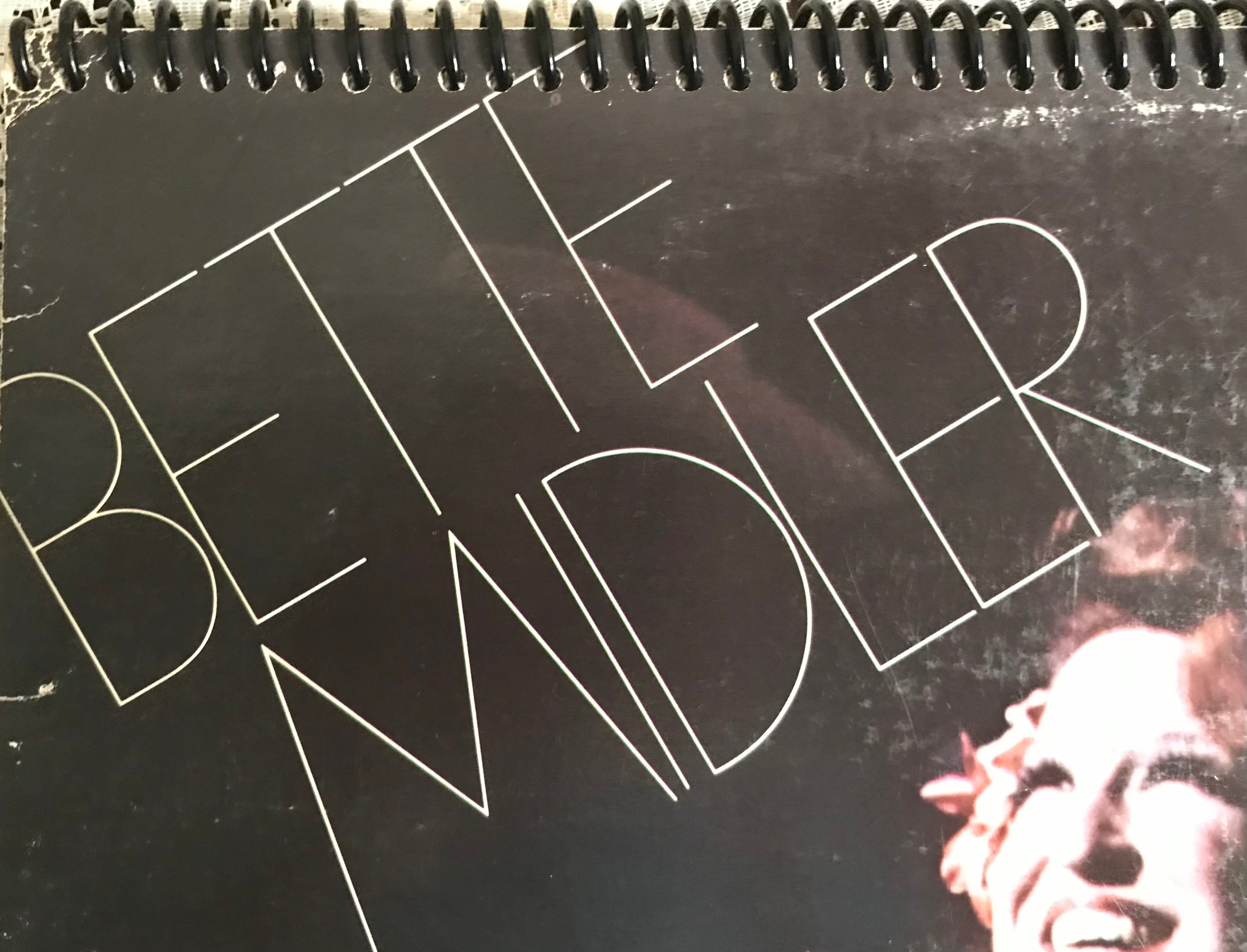 Bette Midler Live At Las Vegas Album Cover Notebook