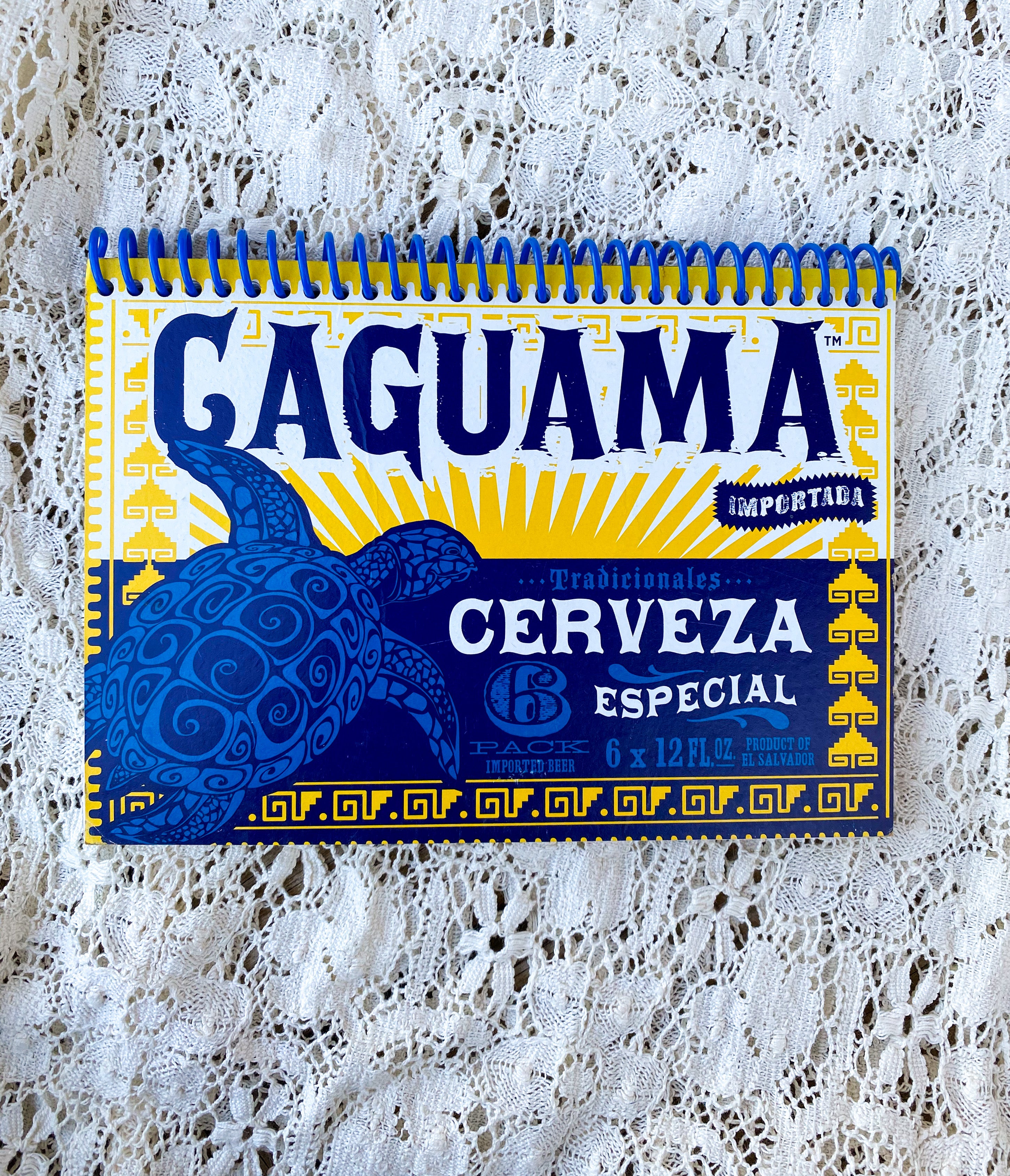 Gaguama Cerveza Especial Recycled Beer Carton Notebook