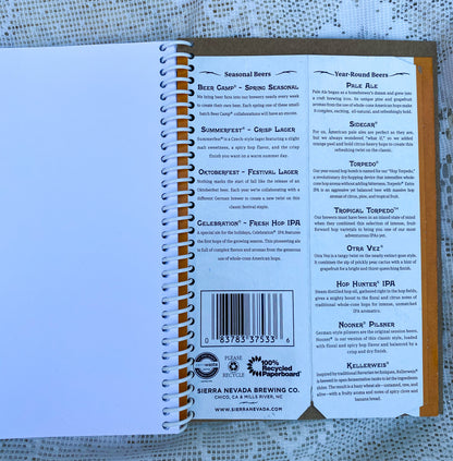 Sierra Nevada Sidecar Recycled Beer Carton Notebook