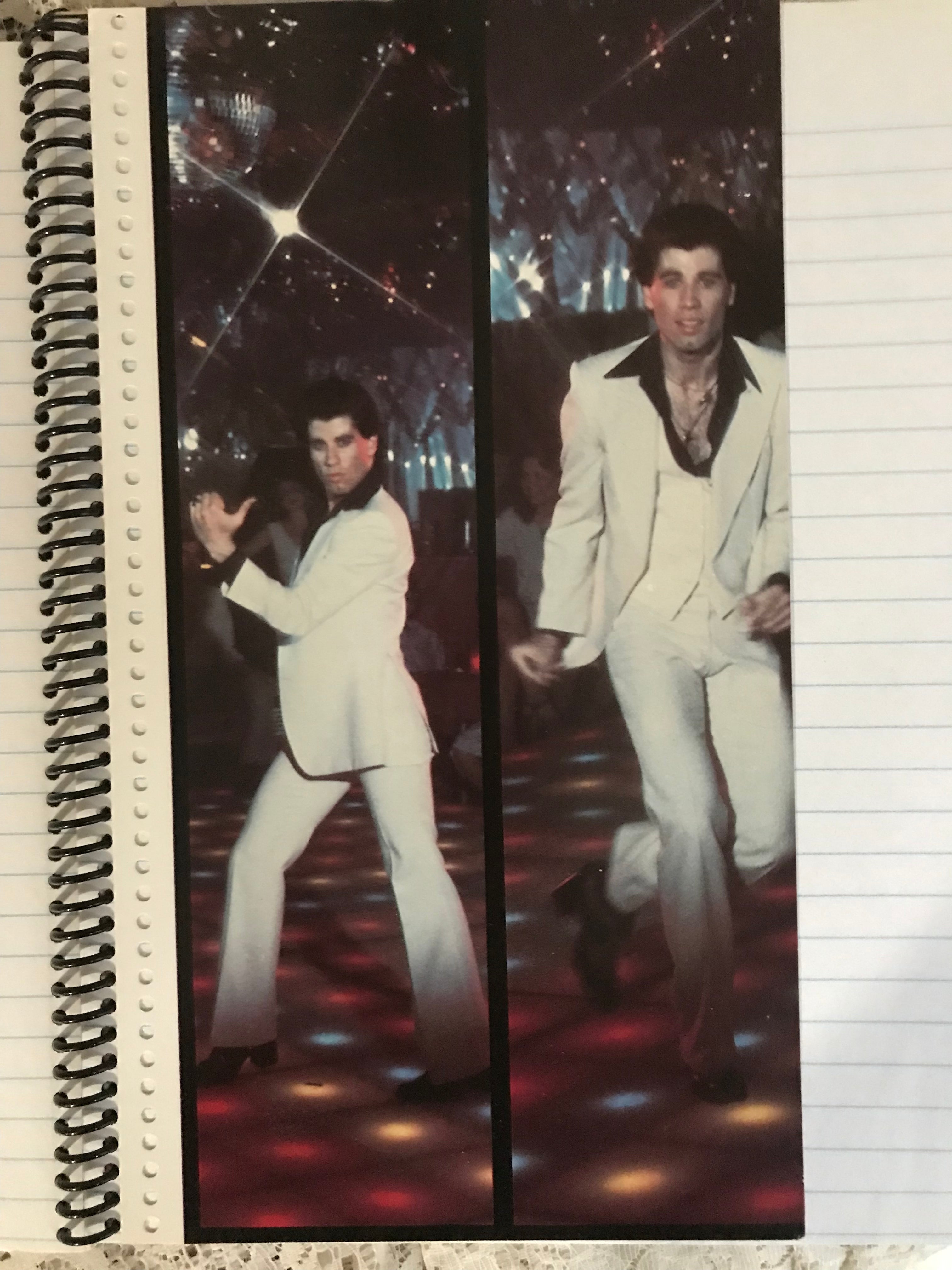 Saturday Night Fever Bee Gees Album Cover Notebook