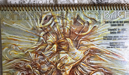 Johann Sebastian Bach Album Cover Notebook
