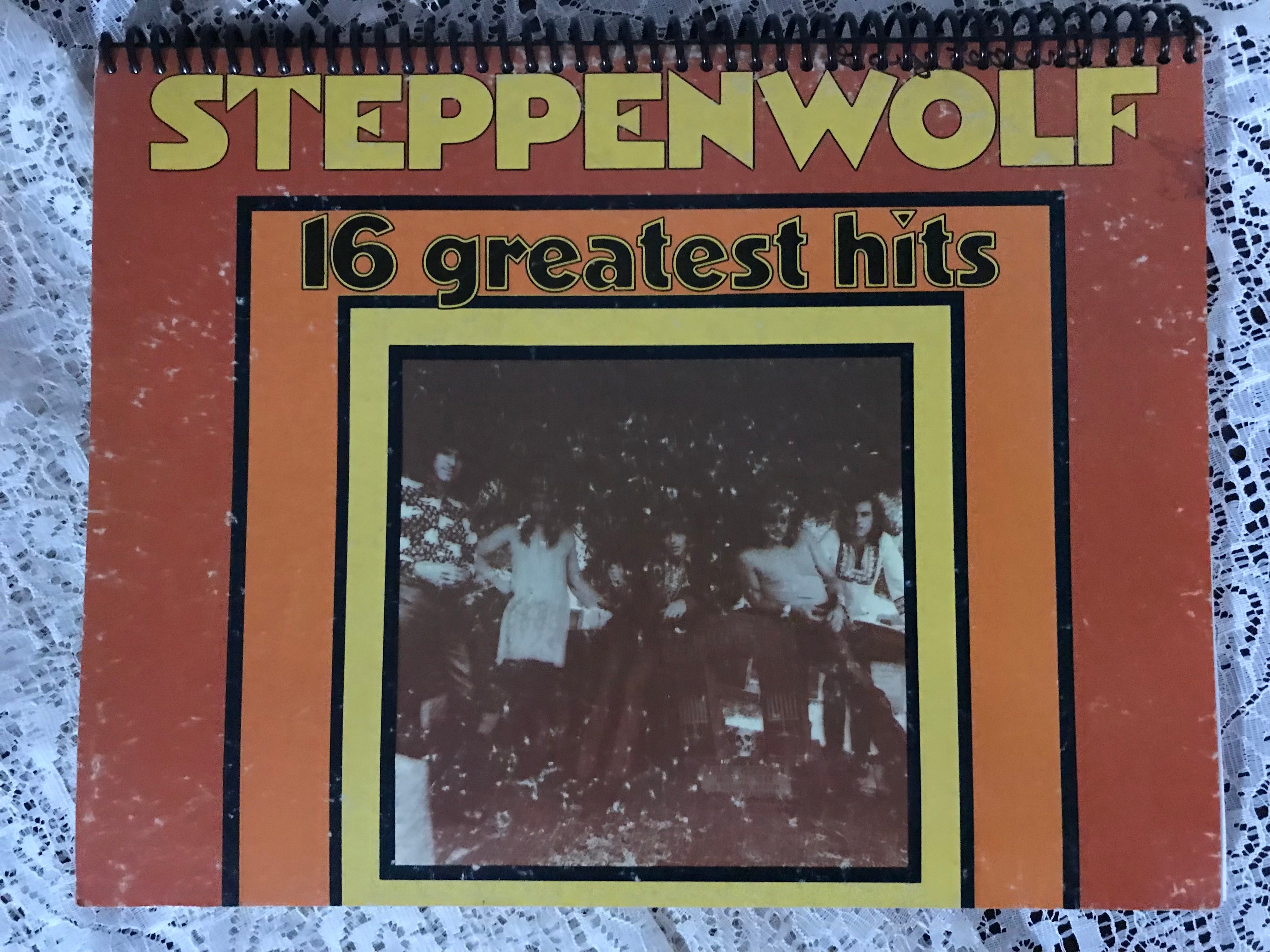 Steppenwolf 16 Greatest Hits Album Cover Notebook