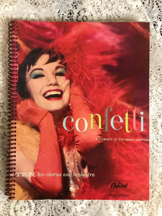 Confetti Album Cover Notebook