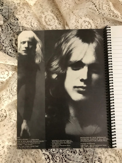 Edgar Winter They Only Come Out at Night Album Cover Notebook