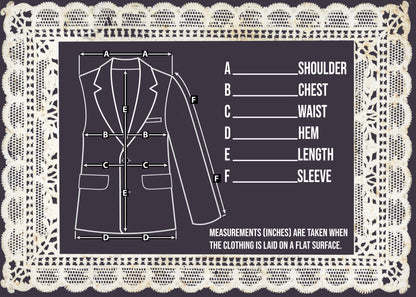 Elegant Paisley Upcycled Victorian Jacket -SMALL