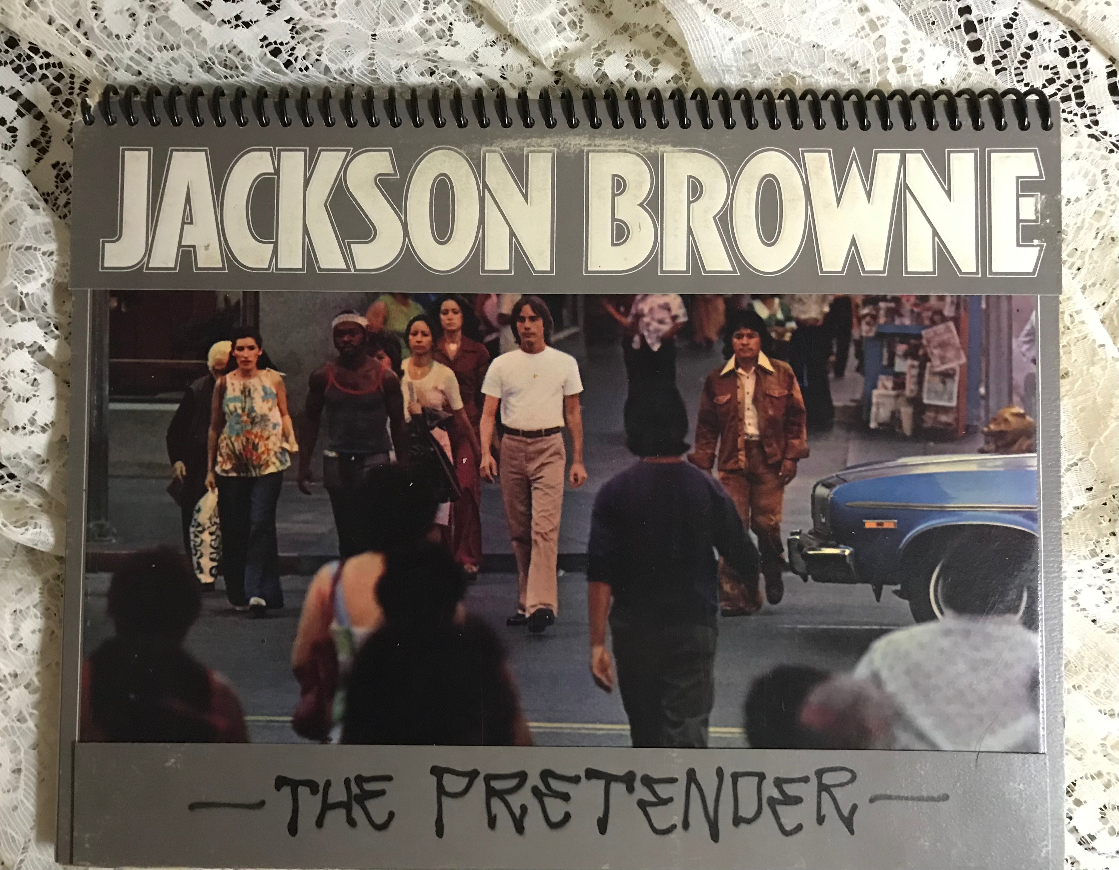 Jackson Browne The Pretender Album Cover notebook