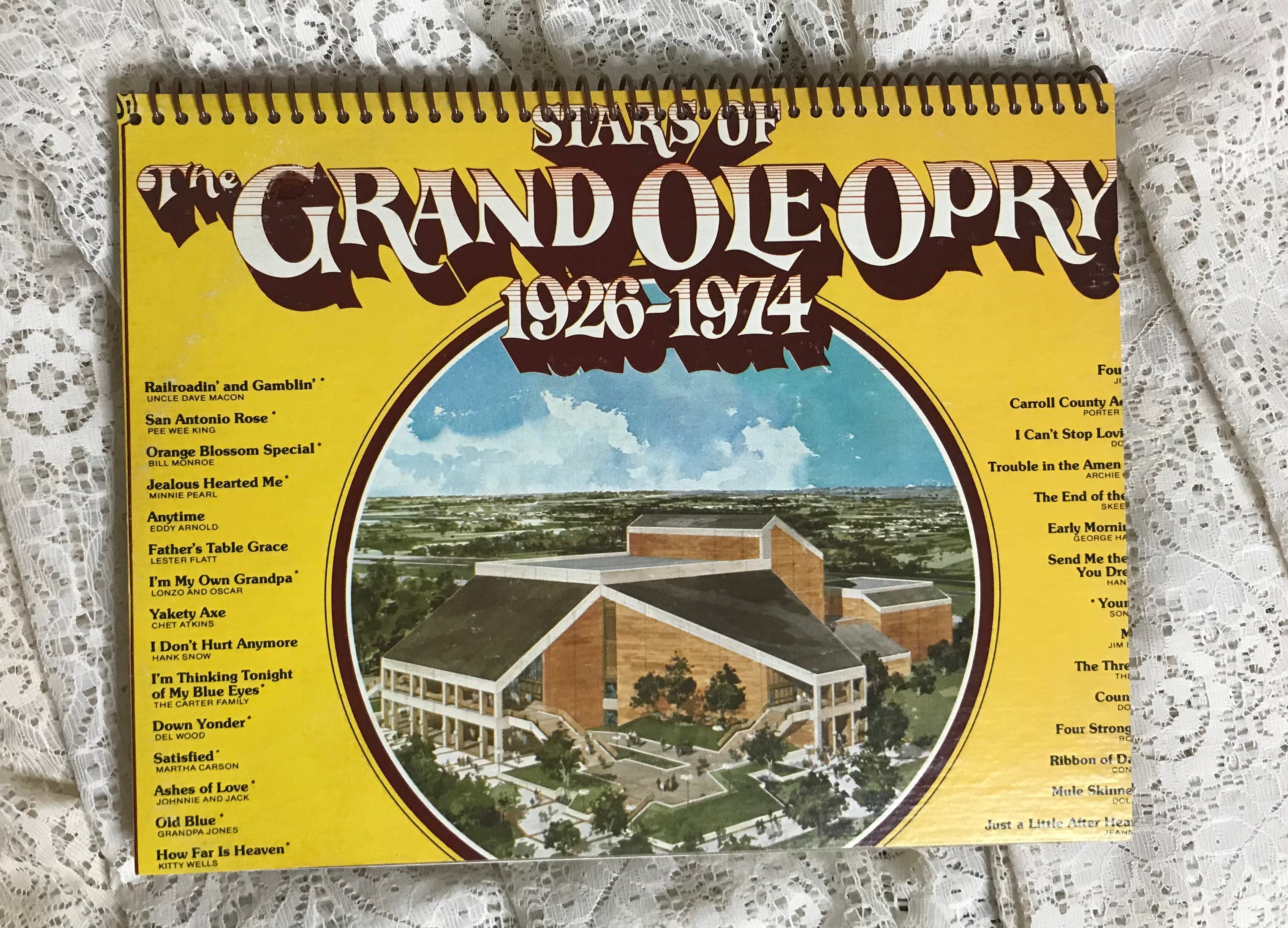 Grand Ole Opry Album Cover Notebook